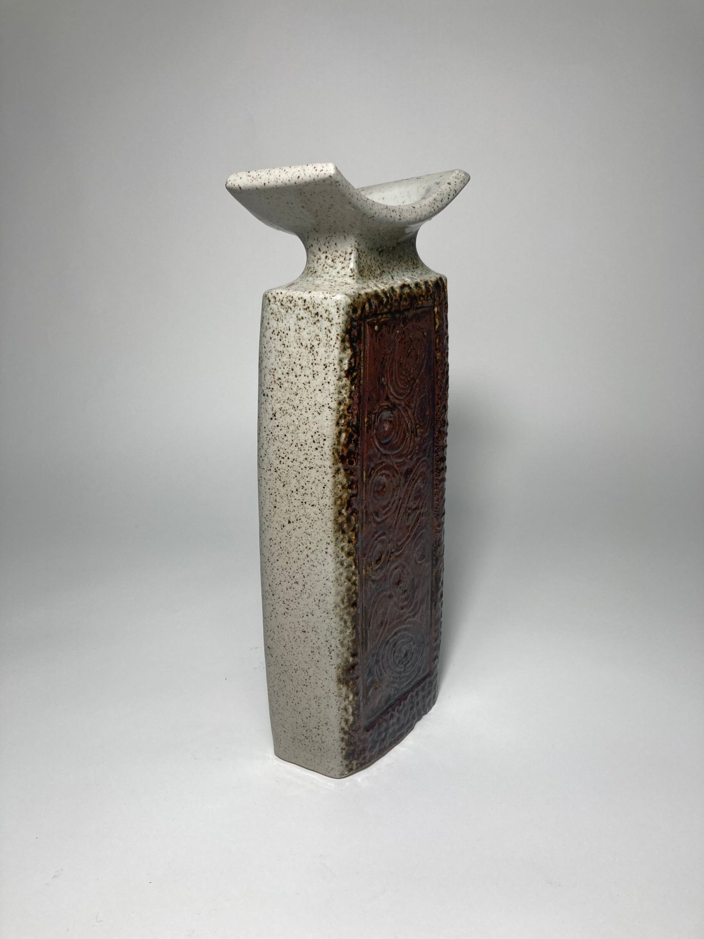 1970s Tall Totem Vase by Purbeck - MADDEN & MCHUGH