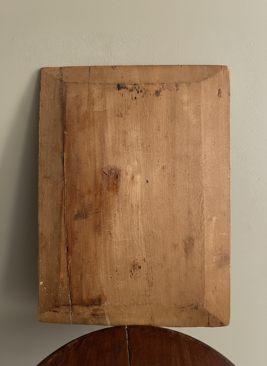 French 19th Century Hand Carved wooden panel