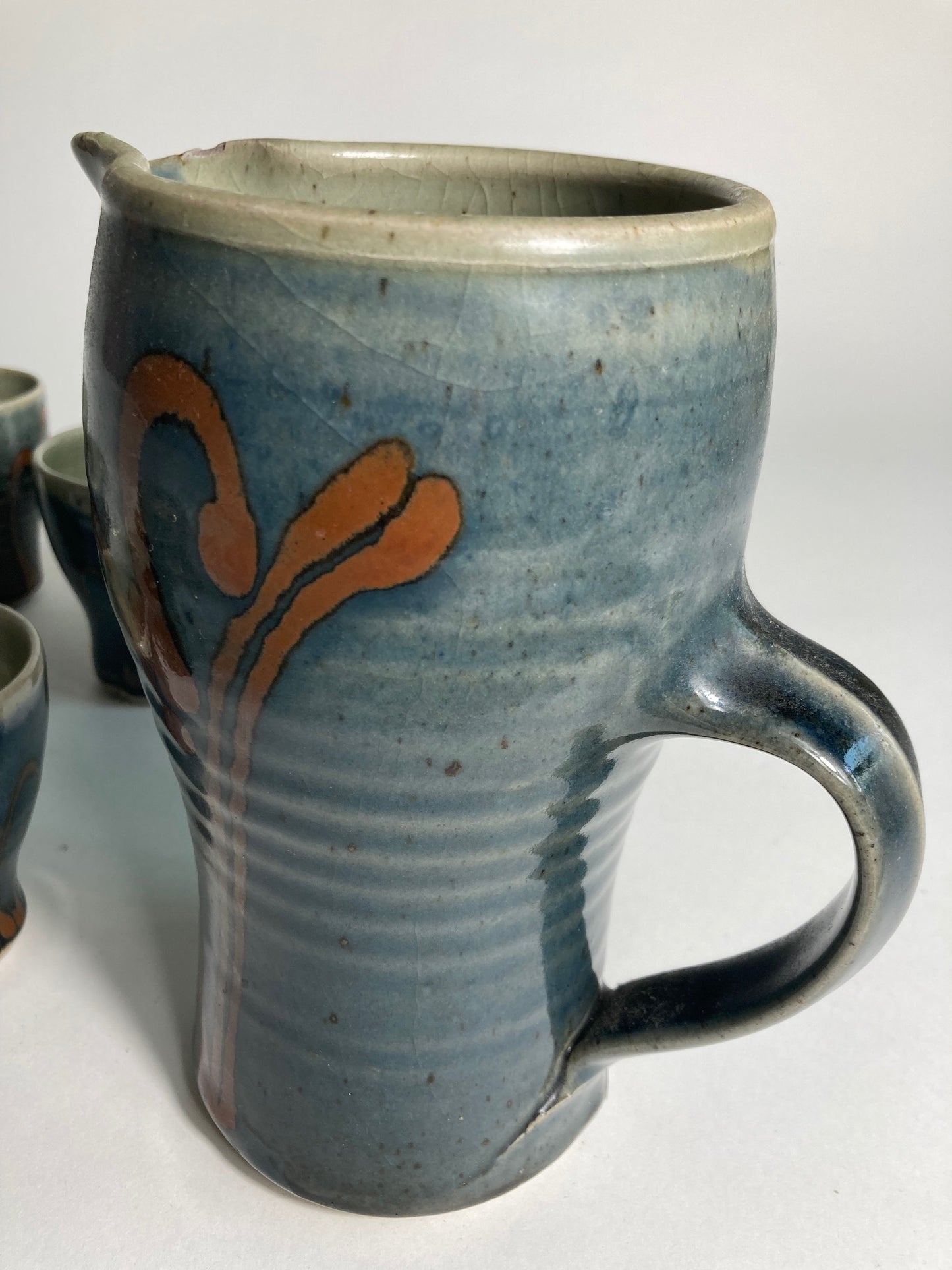 David Frith Pottery Set - Lemondade Jug and Tumblers
