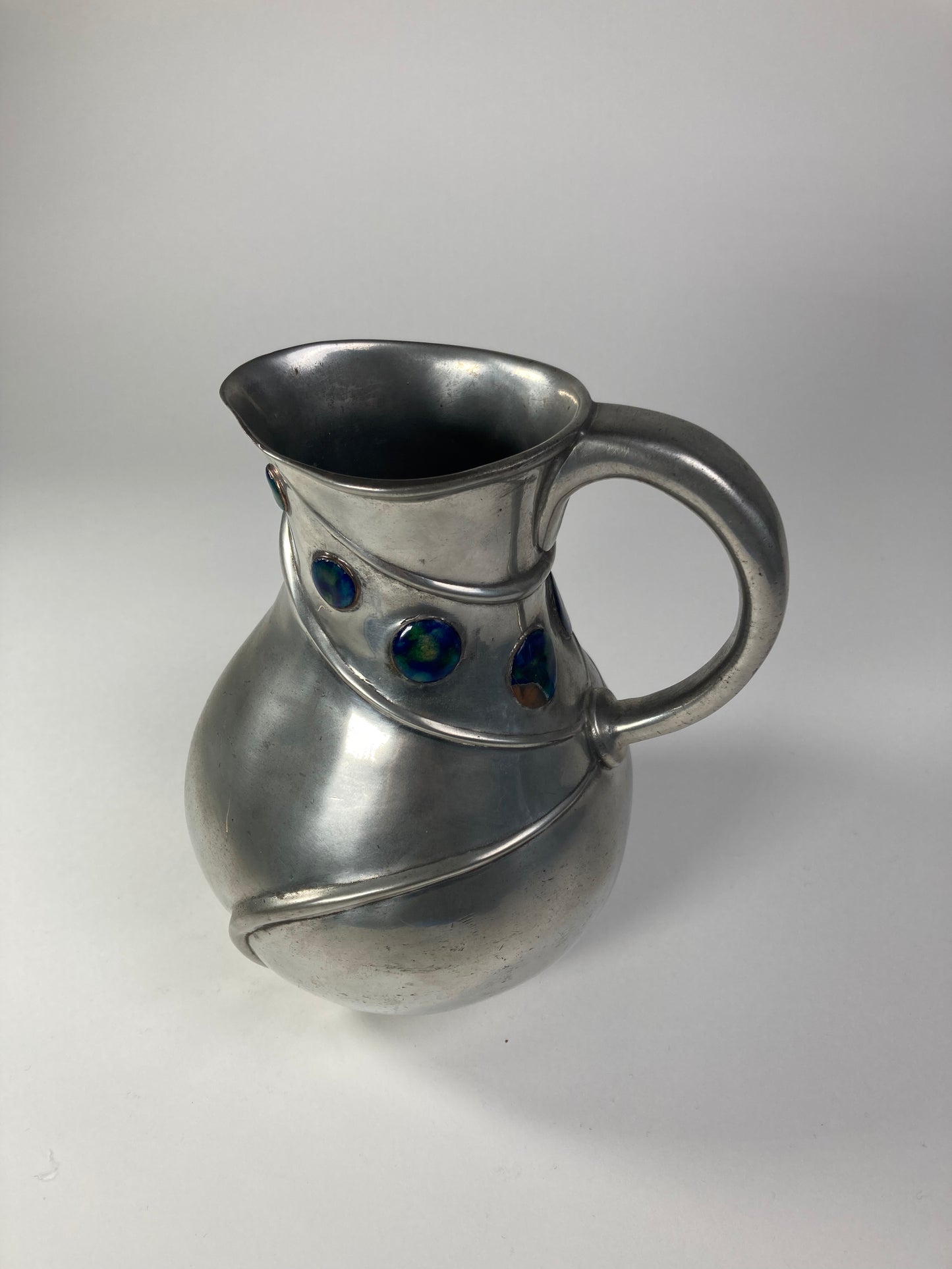 Liberty & Co Tudric Enamelled Pewter Jug