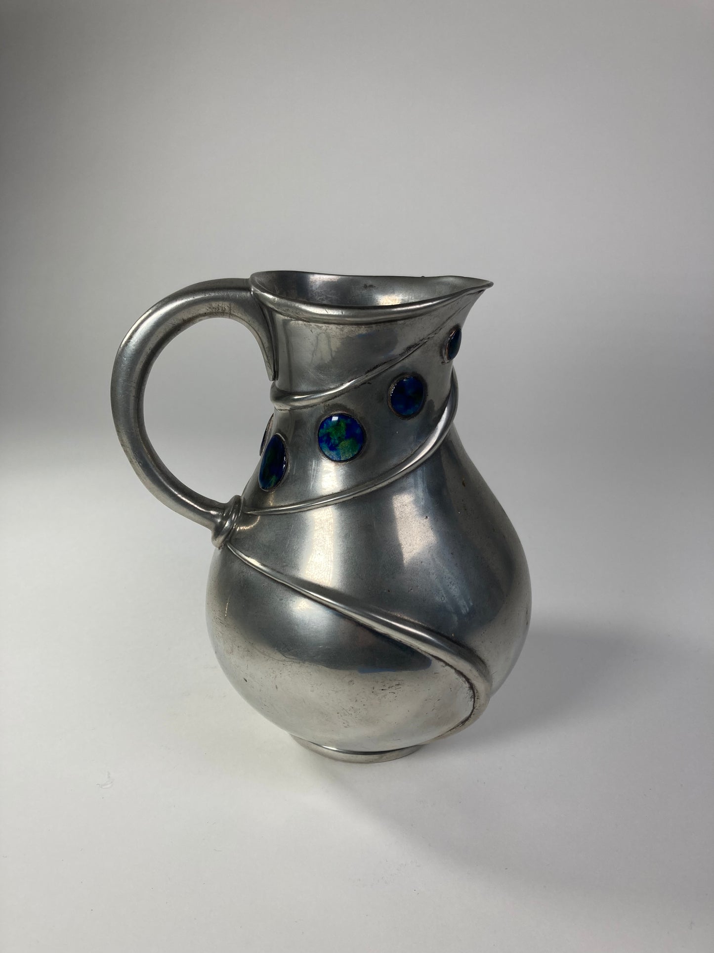 Liberty & Co Tudric Enamelled Pewter Jug