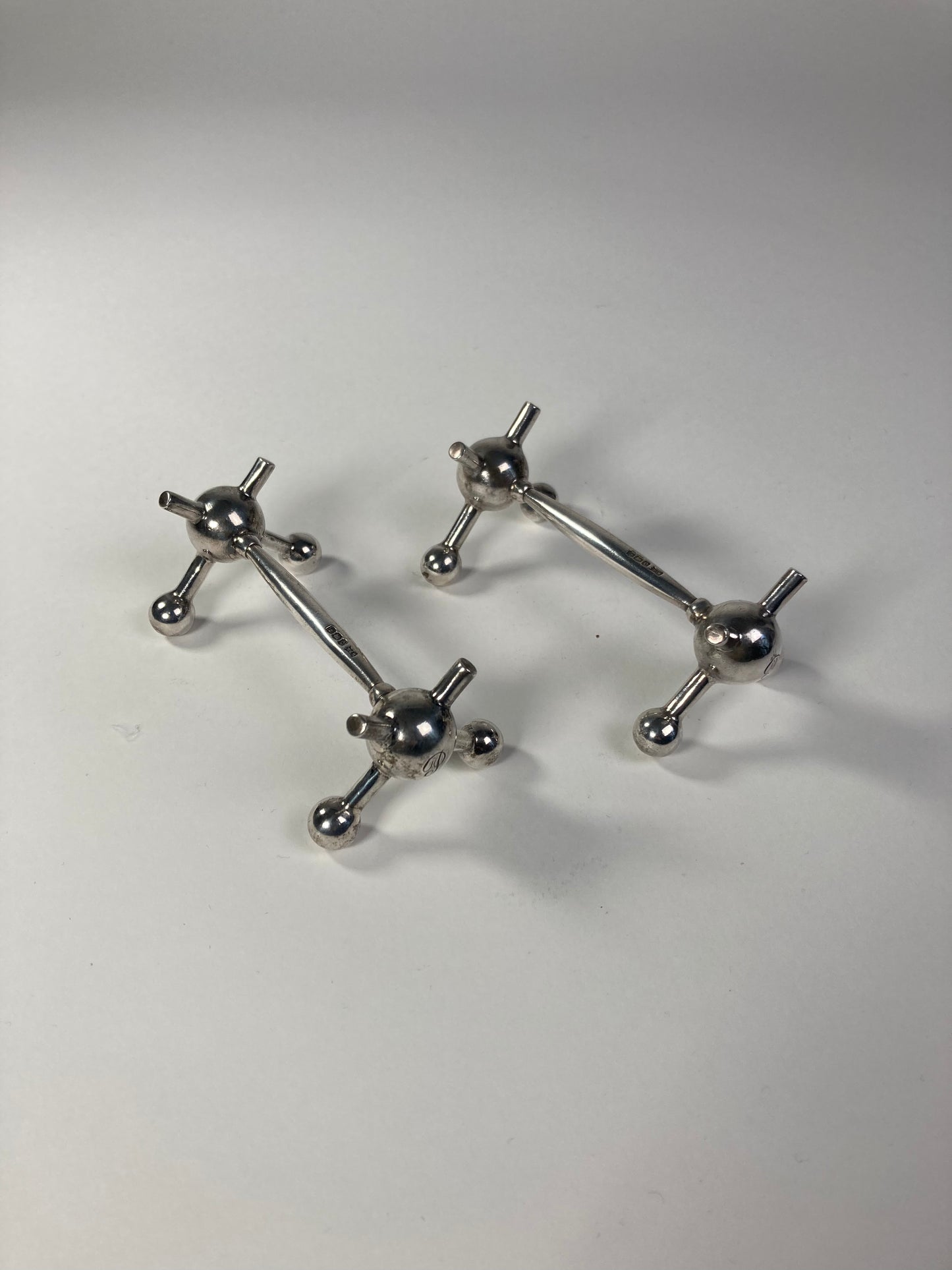 Silver Walker and Hall Knife Rests top
