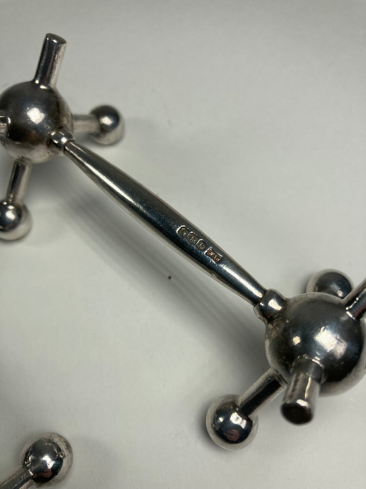 Silver Walker and Hall Knife Rests marks hallmarks