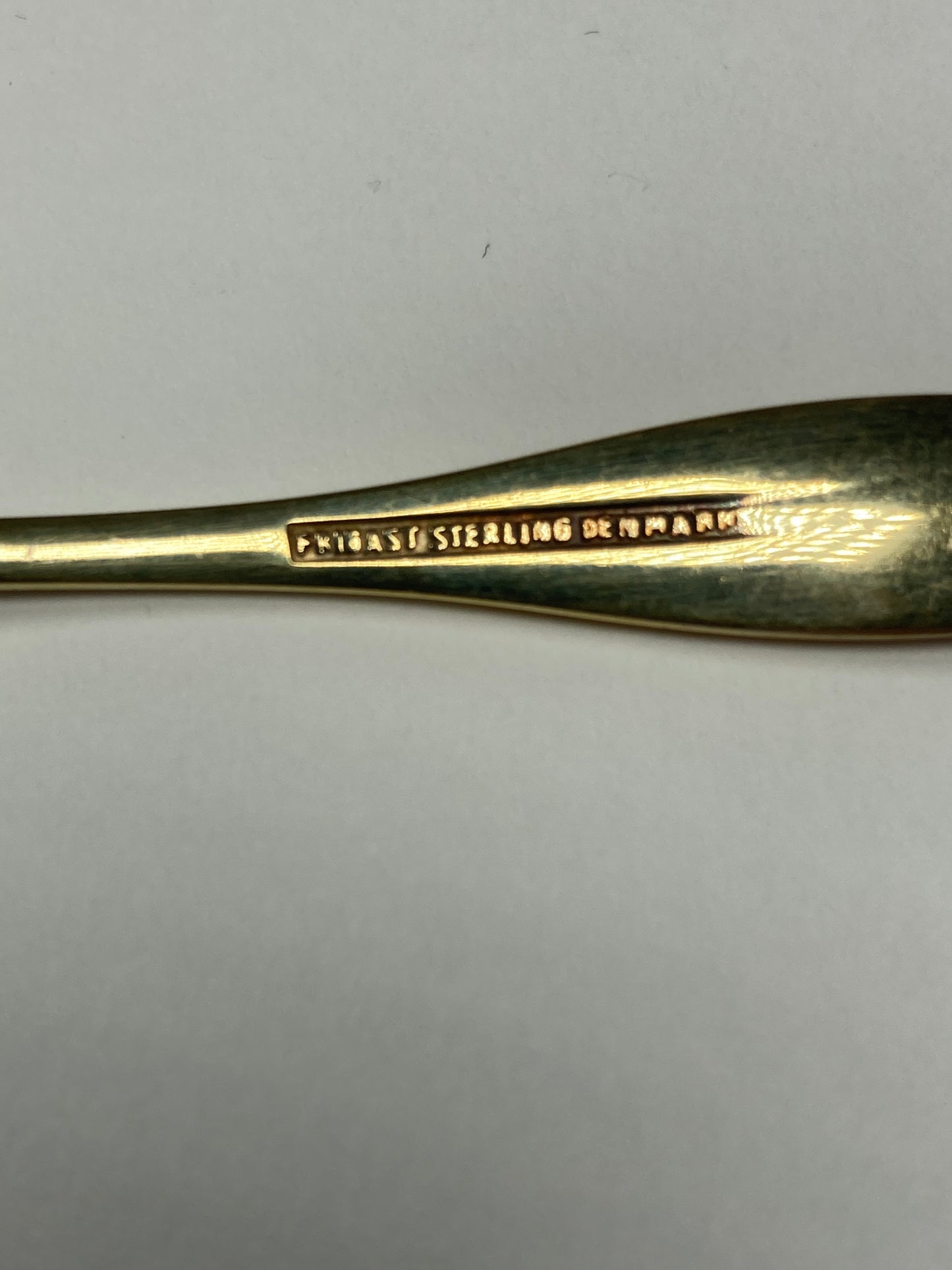 Set of Six Danish Enamel spoons