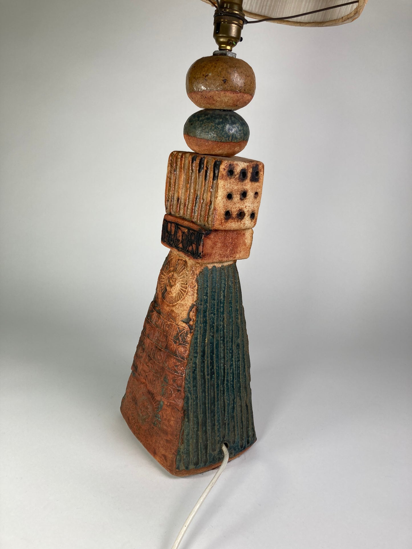 Large Bernard Rooke Totem Lamp C1960s