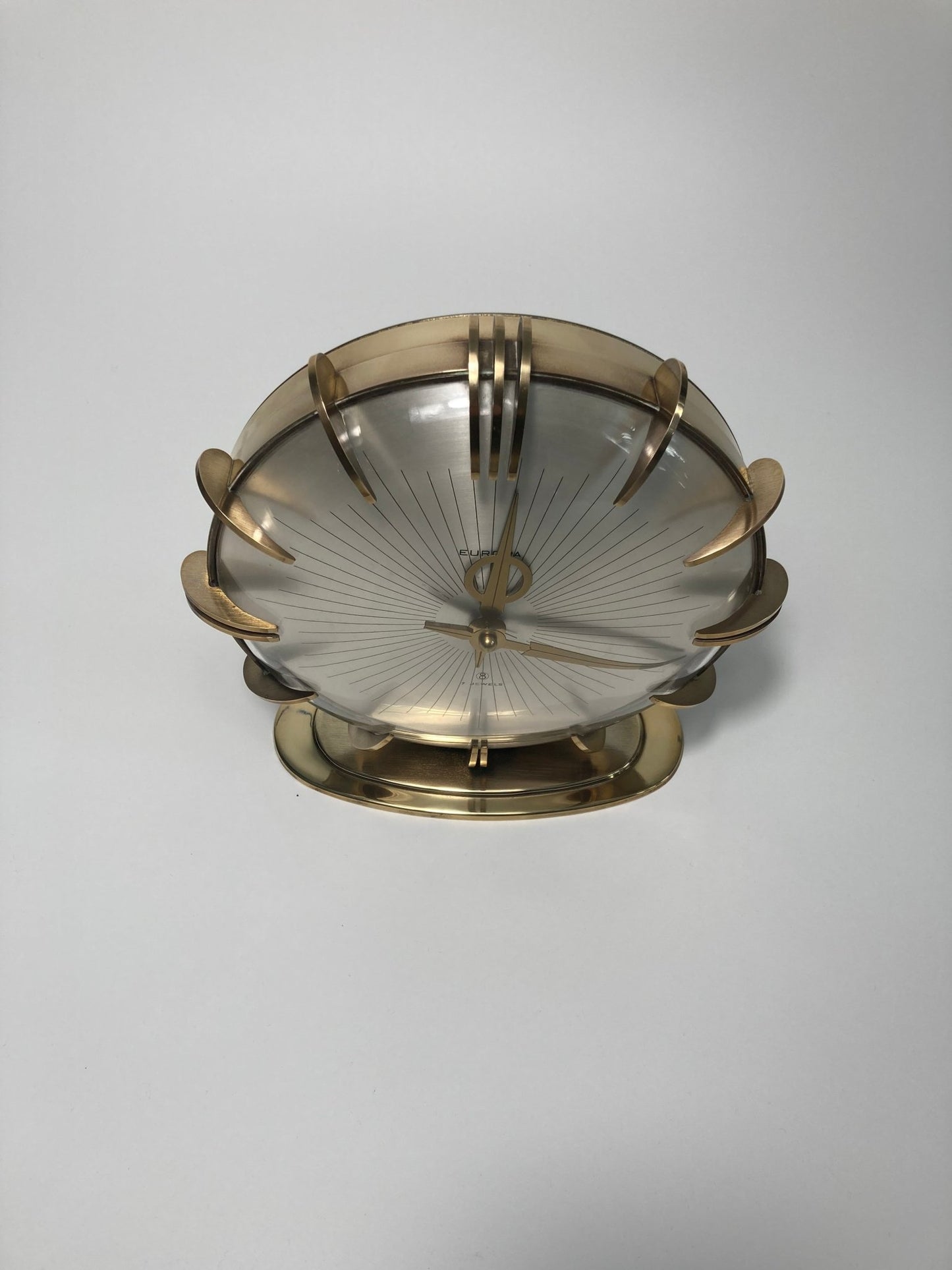 Mid Century Europa Sunburst Clock attributed to Max Bill - MADDEN & MCHUGH