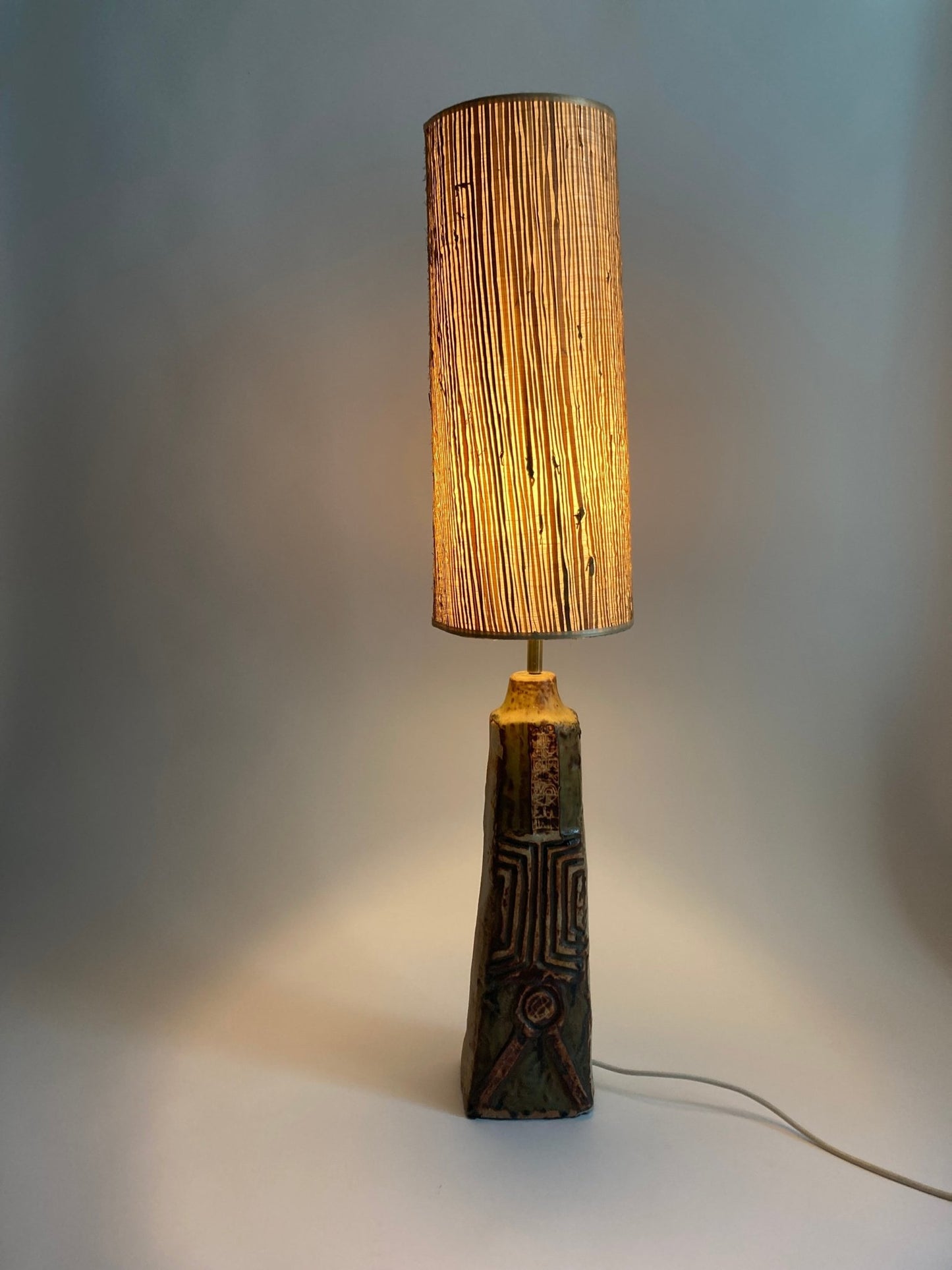 Bernard Rooke Stoneware Lamp C1960s - Madden & McHugh