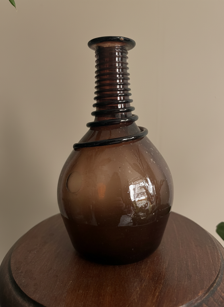 An 18th Century Style Handblown Glass Carafe