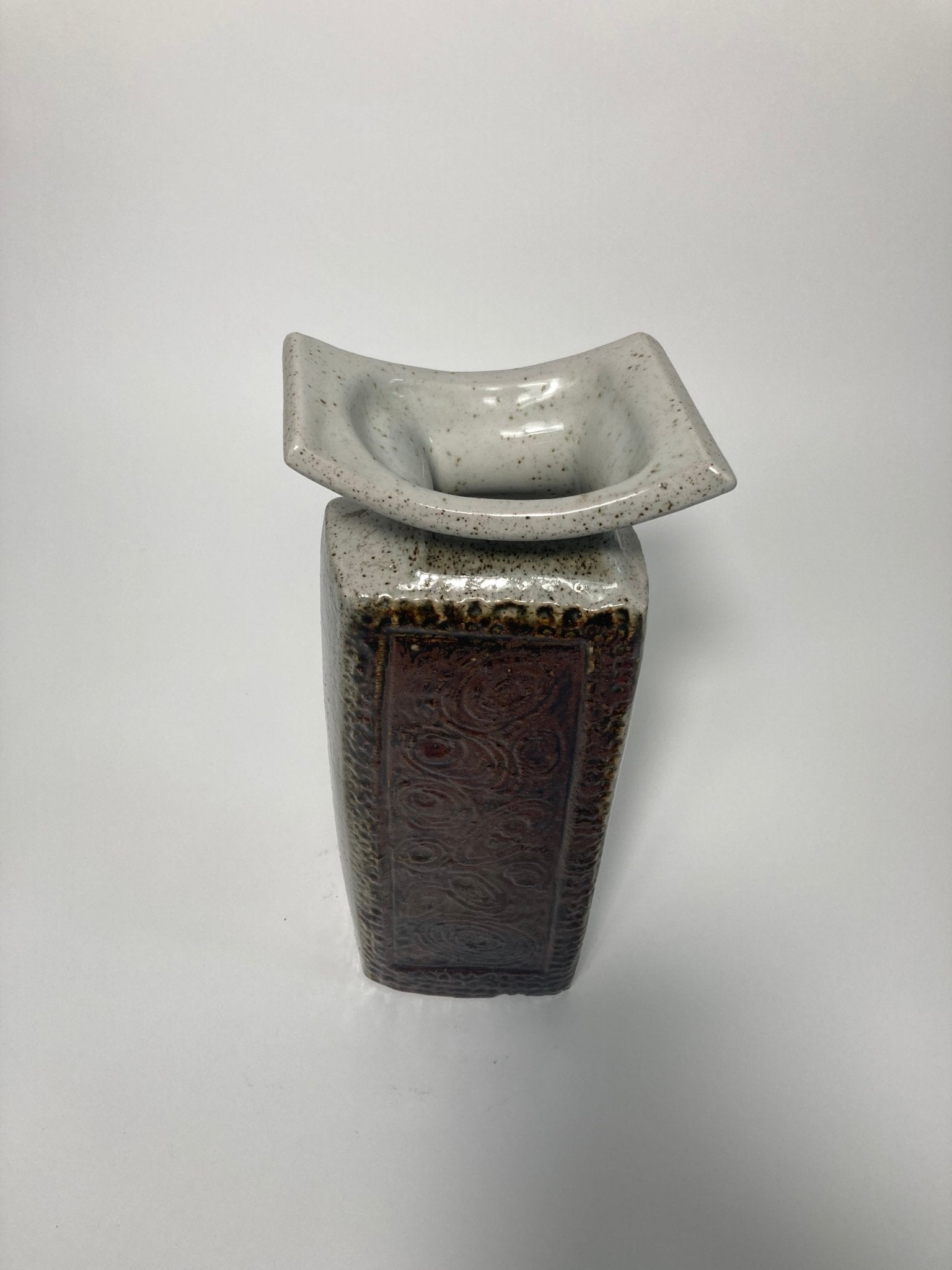 1970s Tall Totem Vase by Purbeck - MADDEN & MCHUGH