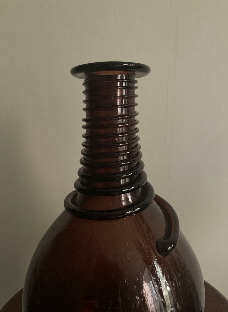 An 18th Century Style Handblown Glass Carafe