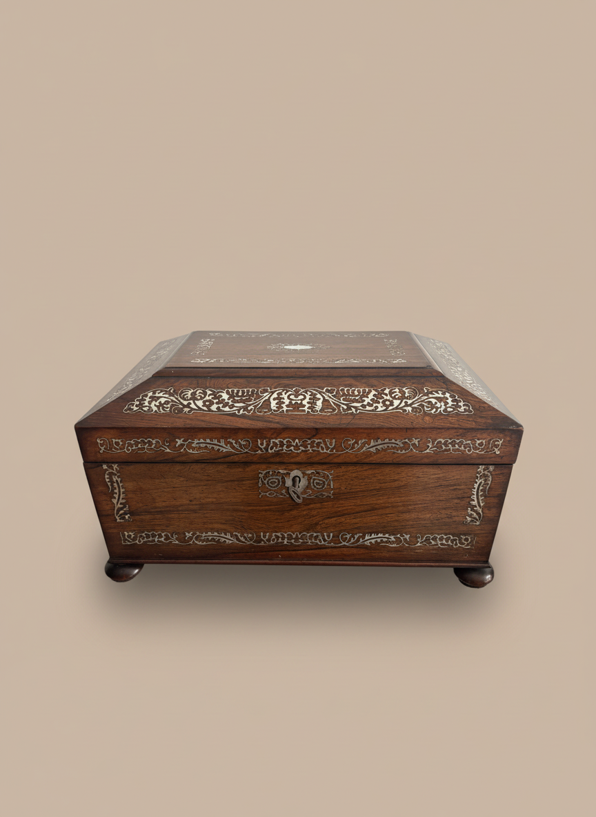 Regency work box /Jewellery Box