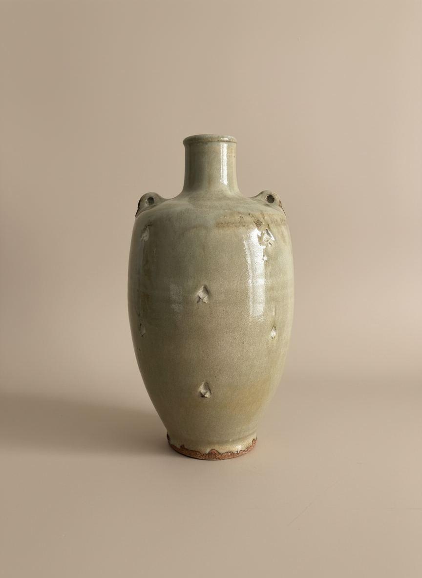 Jim Malone Studio Pottery bottle vase