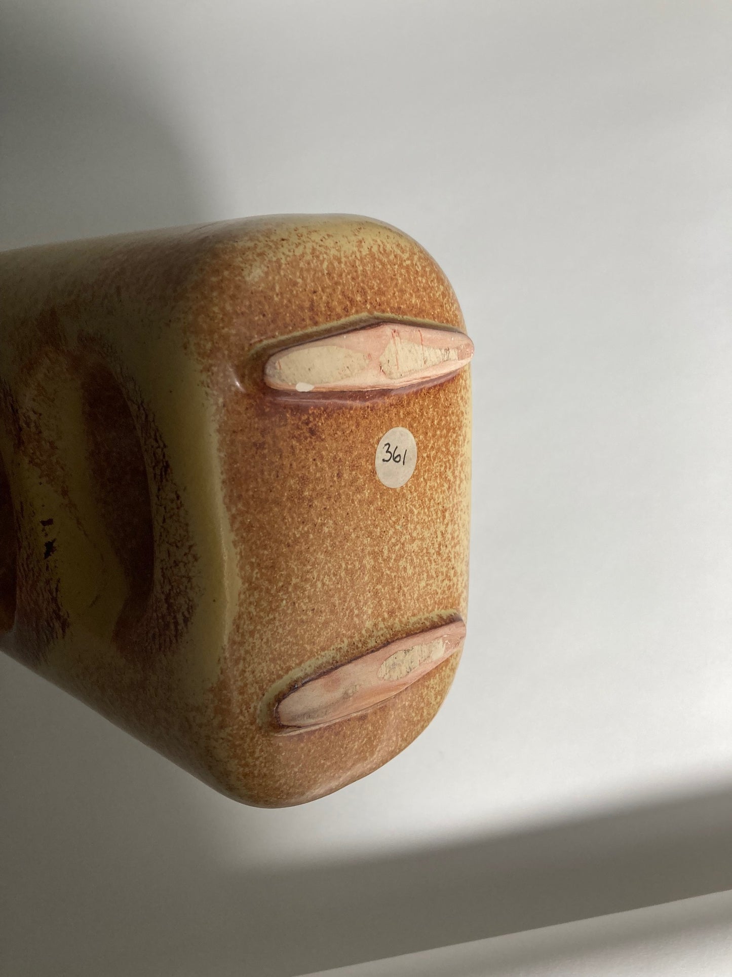 Oblong Modernist Vase by Bertoncello