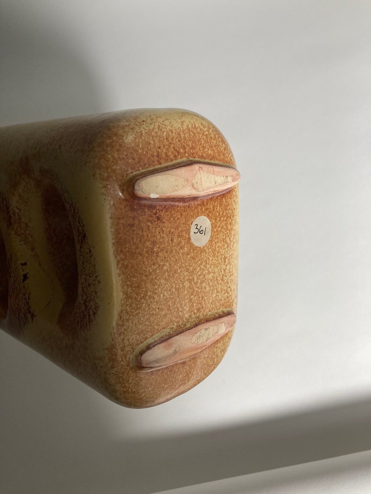 Oblong Modernist Vase by Bertoncello