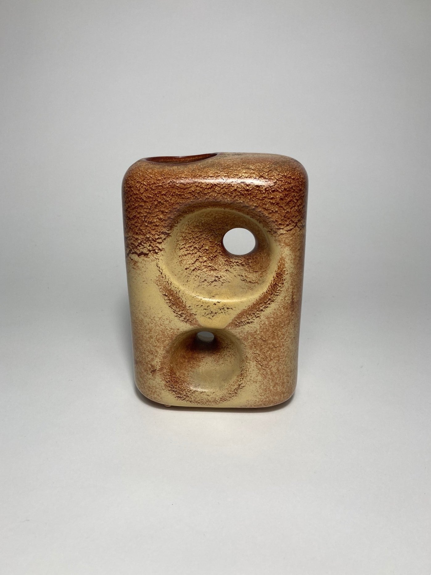 Oblong Modernist Vase by Bertoncello