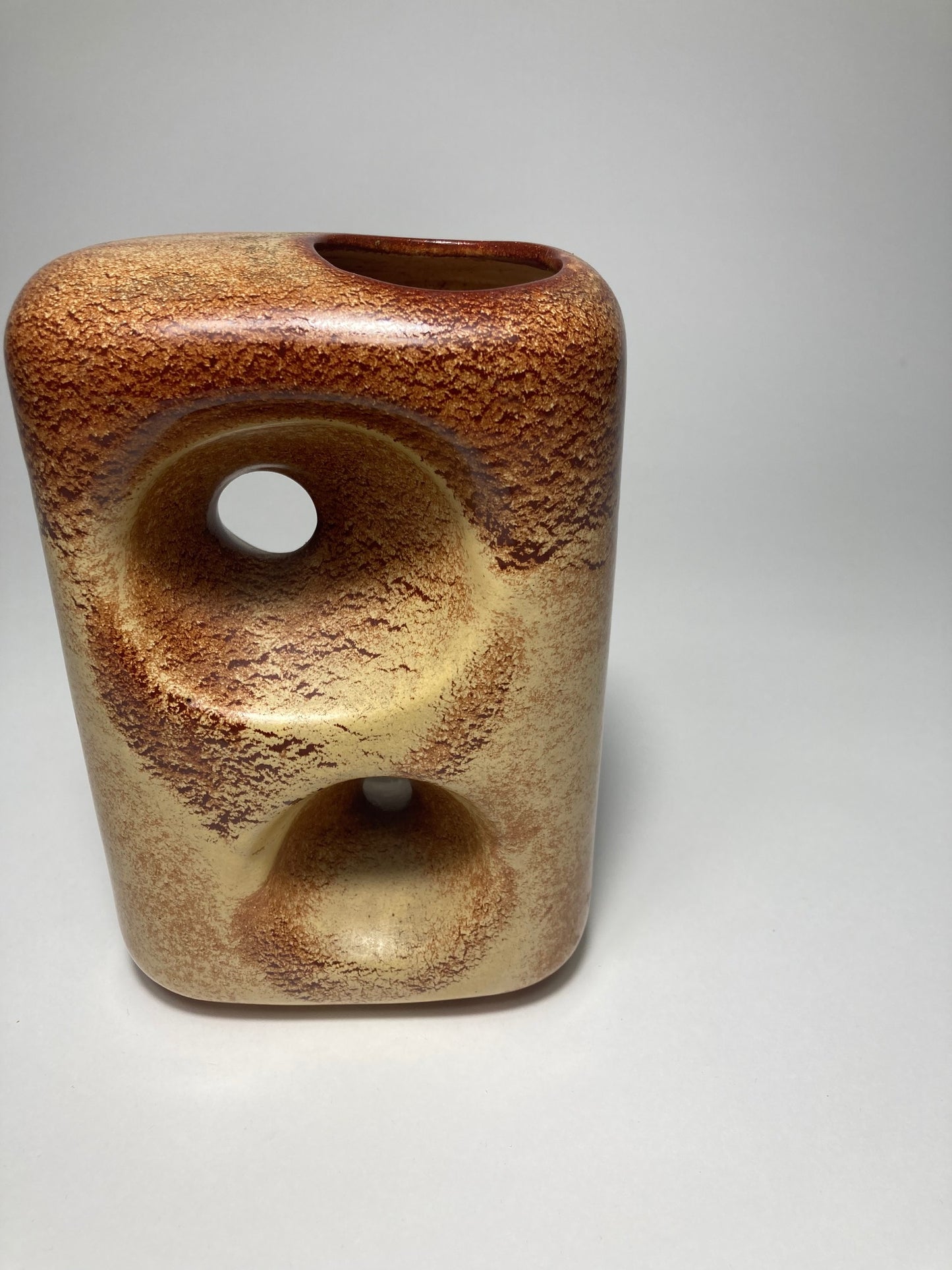 Oblong Modernist Vase by Bertoncello