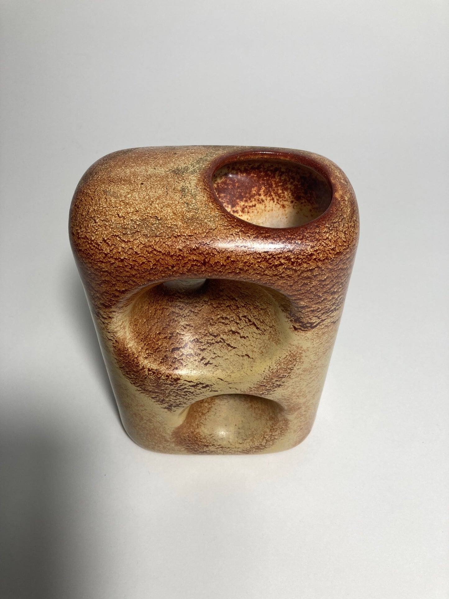 Oblong Modernist Vase by Bertoncello