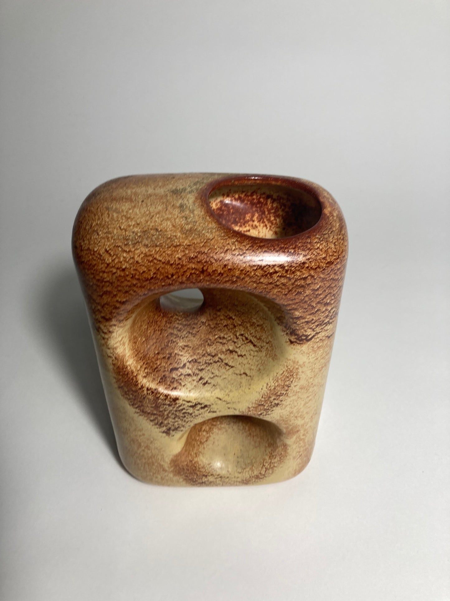 Oblong Modernist Vase by Bertoncello