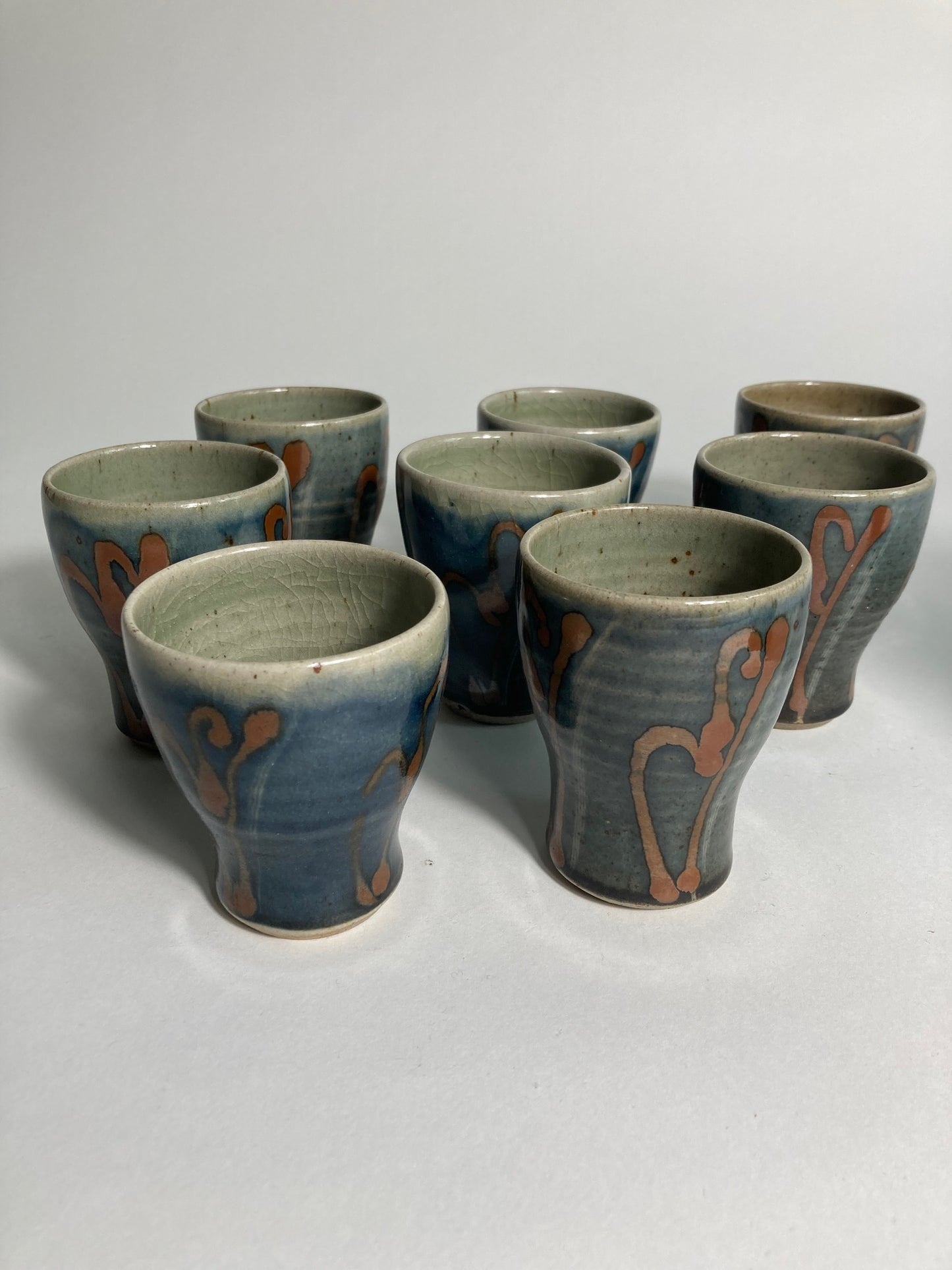 David Frith Pottery Set - Lemondade Jug and Tumblers