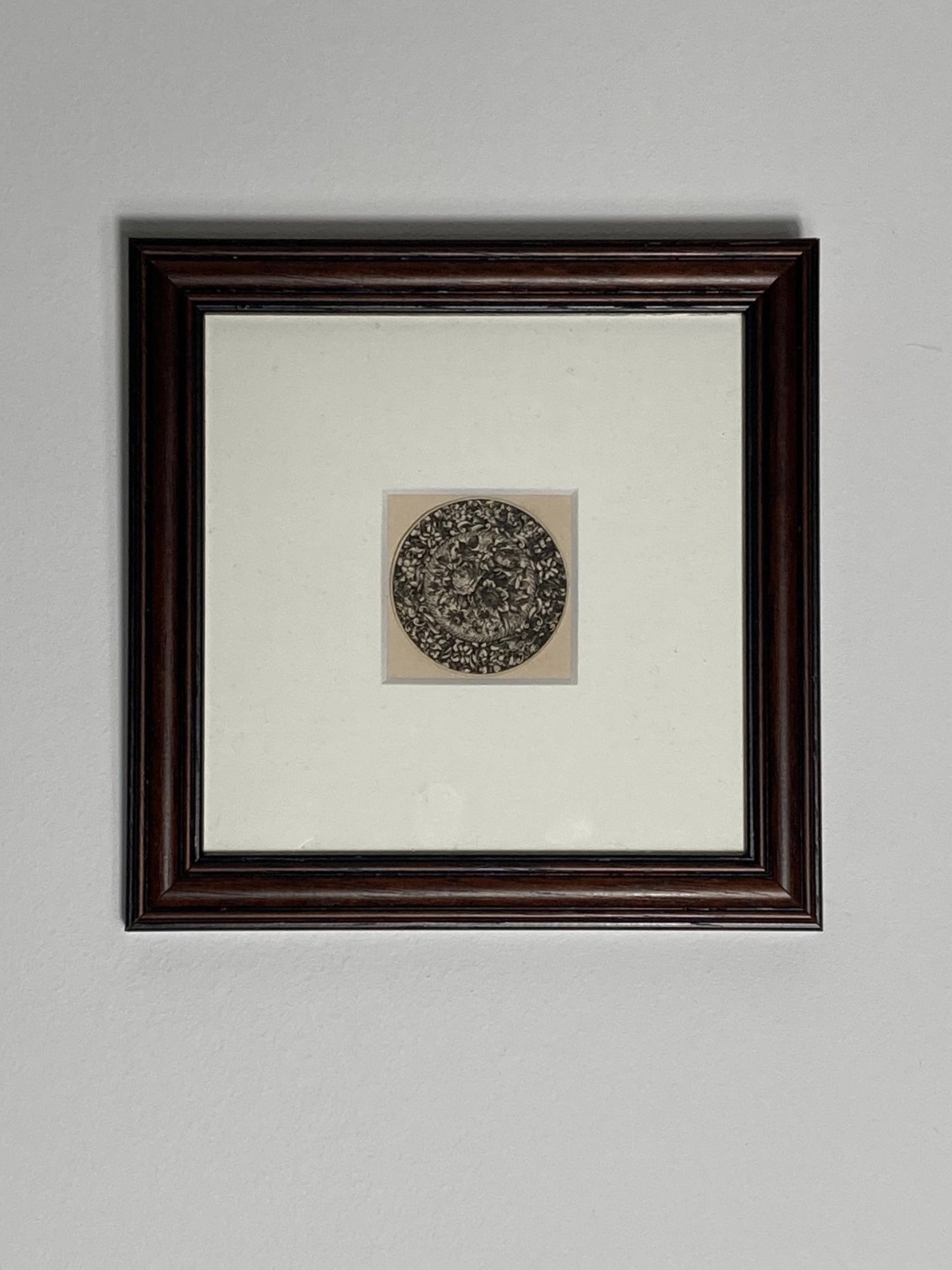 Hans Sebald Beham Floral Engraving from the collection of Sir Joshua Reynolds