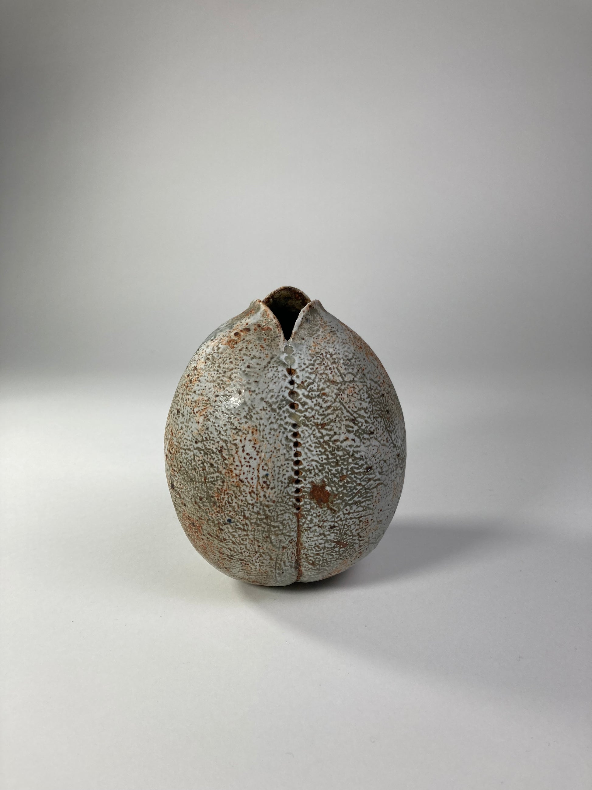 Stoneware Seed Vessel by Alan Wallwork
