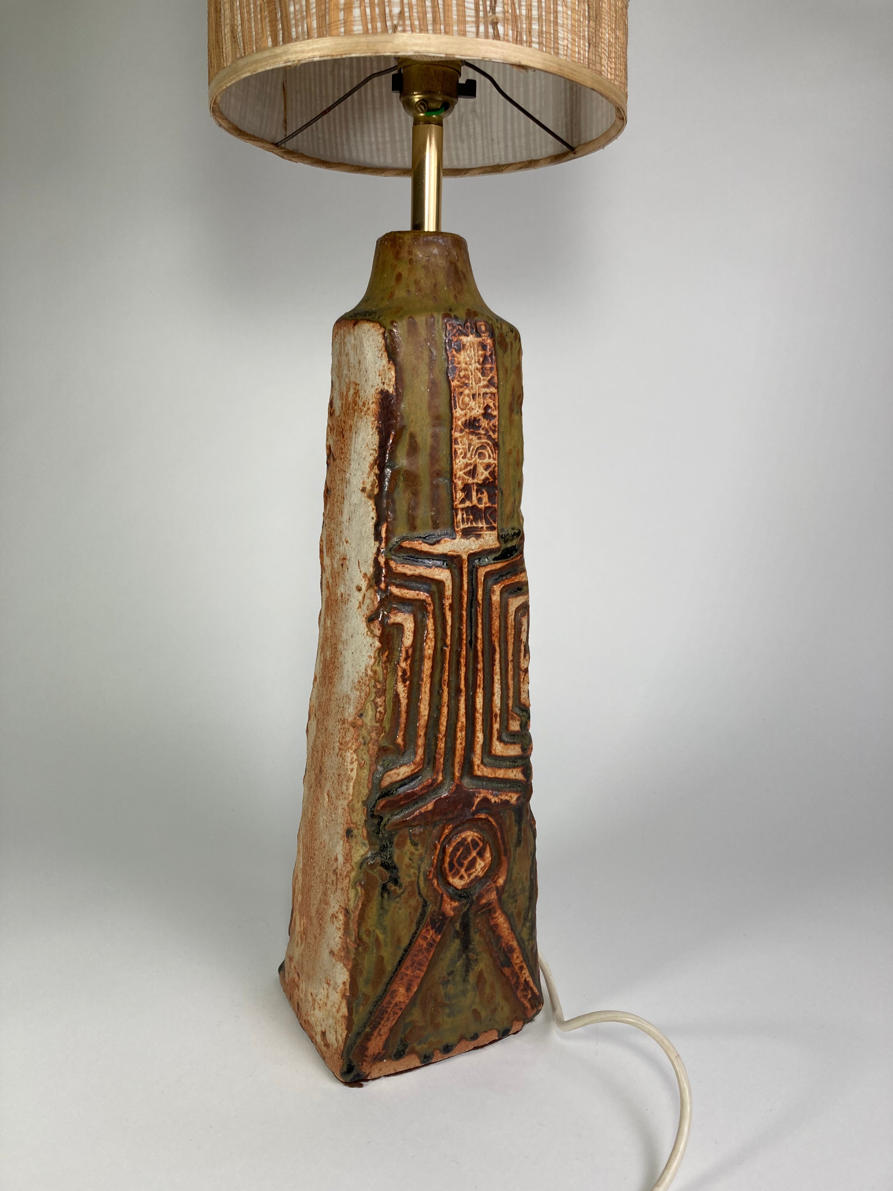 Bernard Rooke Stoneware Lamp C1960s