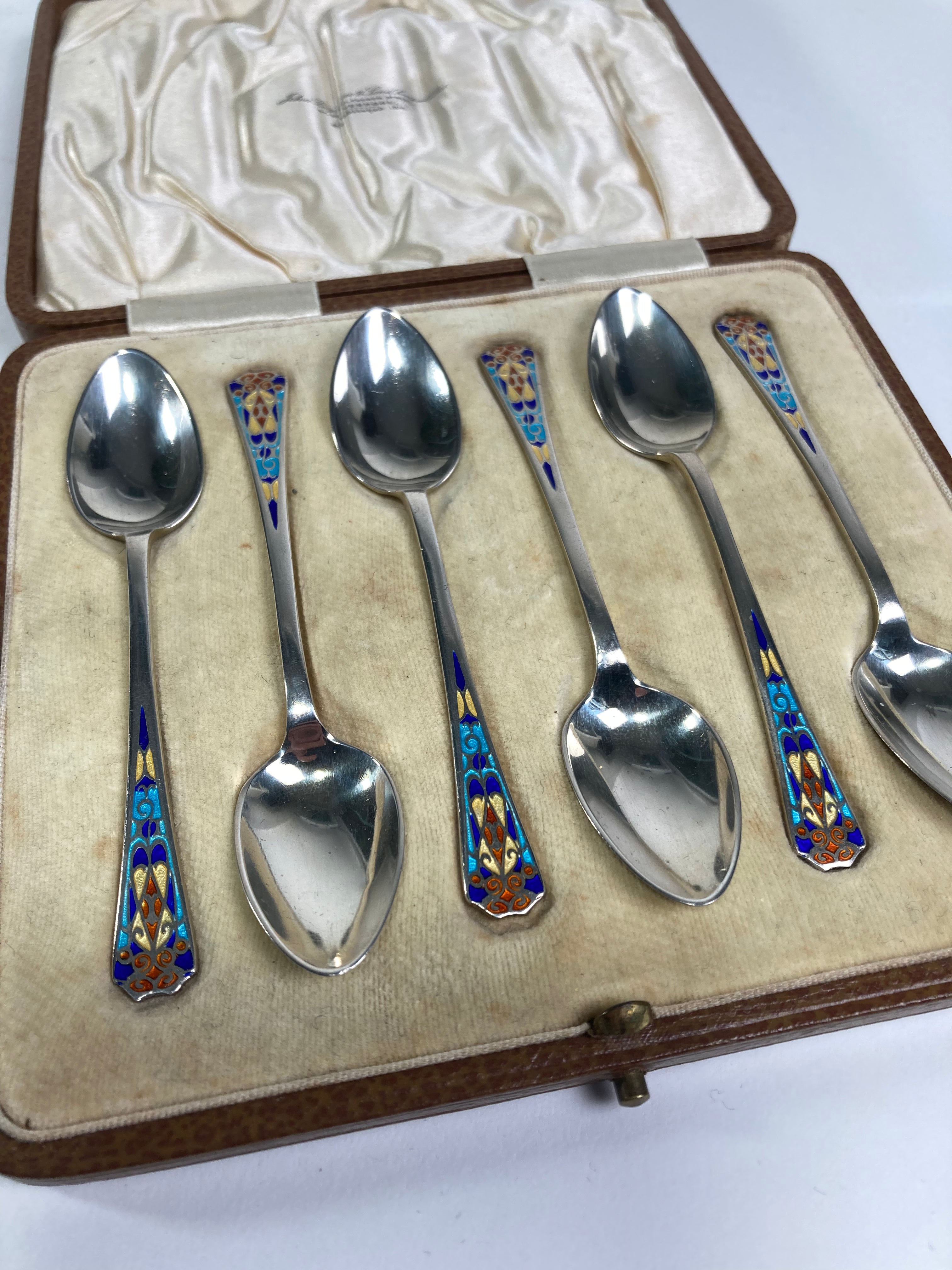 Art Deco Design Sterling Silver spoons