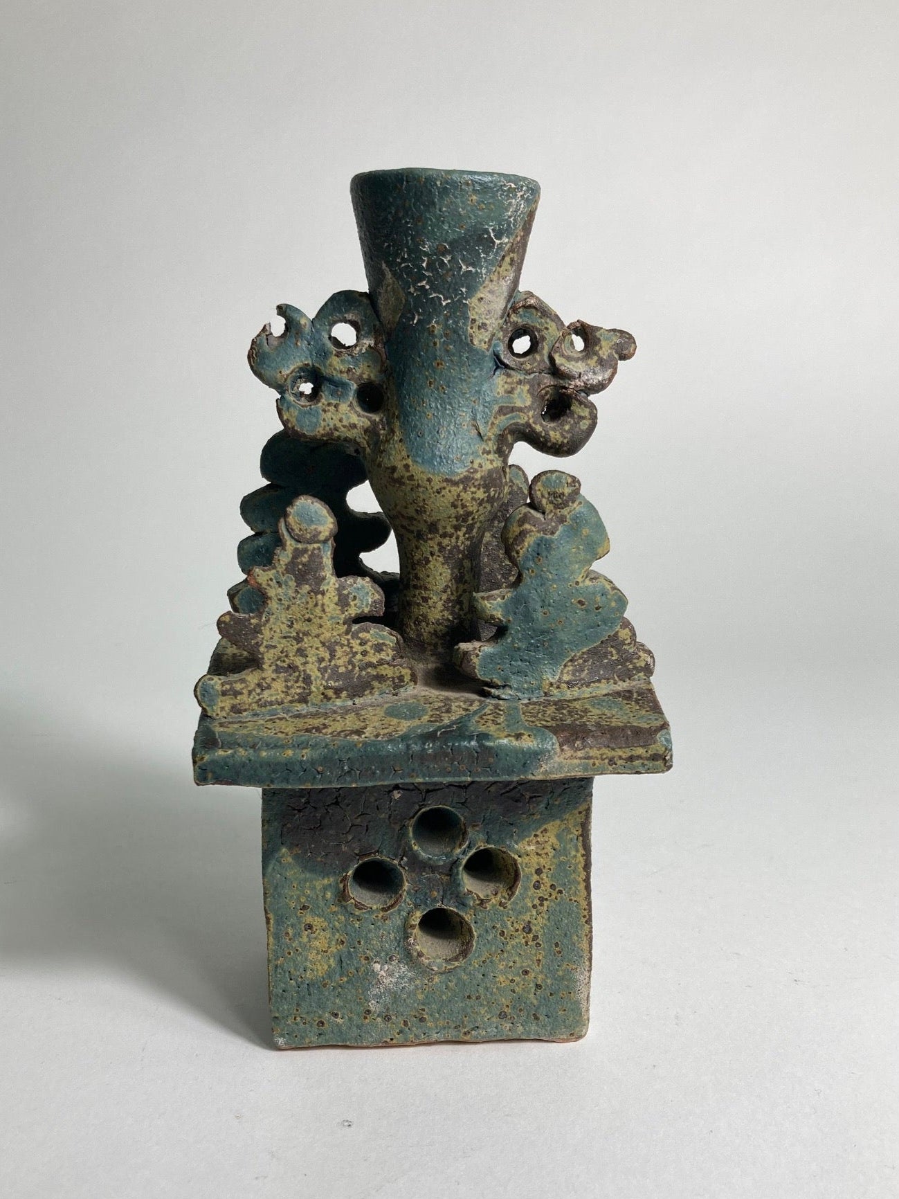 A pottery sculpture by John Maltby