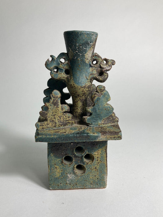 A pottery sculpture by John Maltby