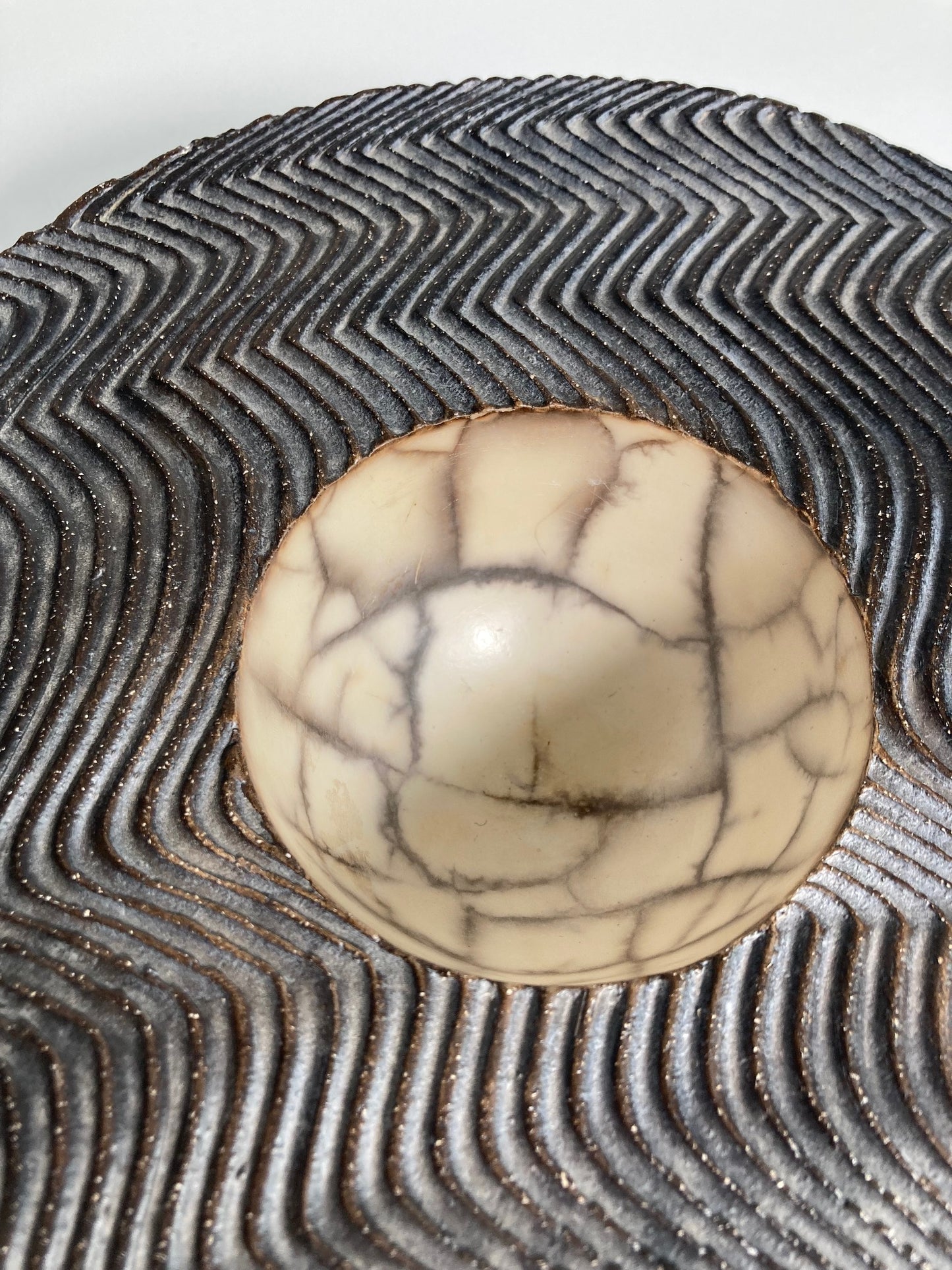 John Nuttgens Raku Fired Bowl
