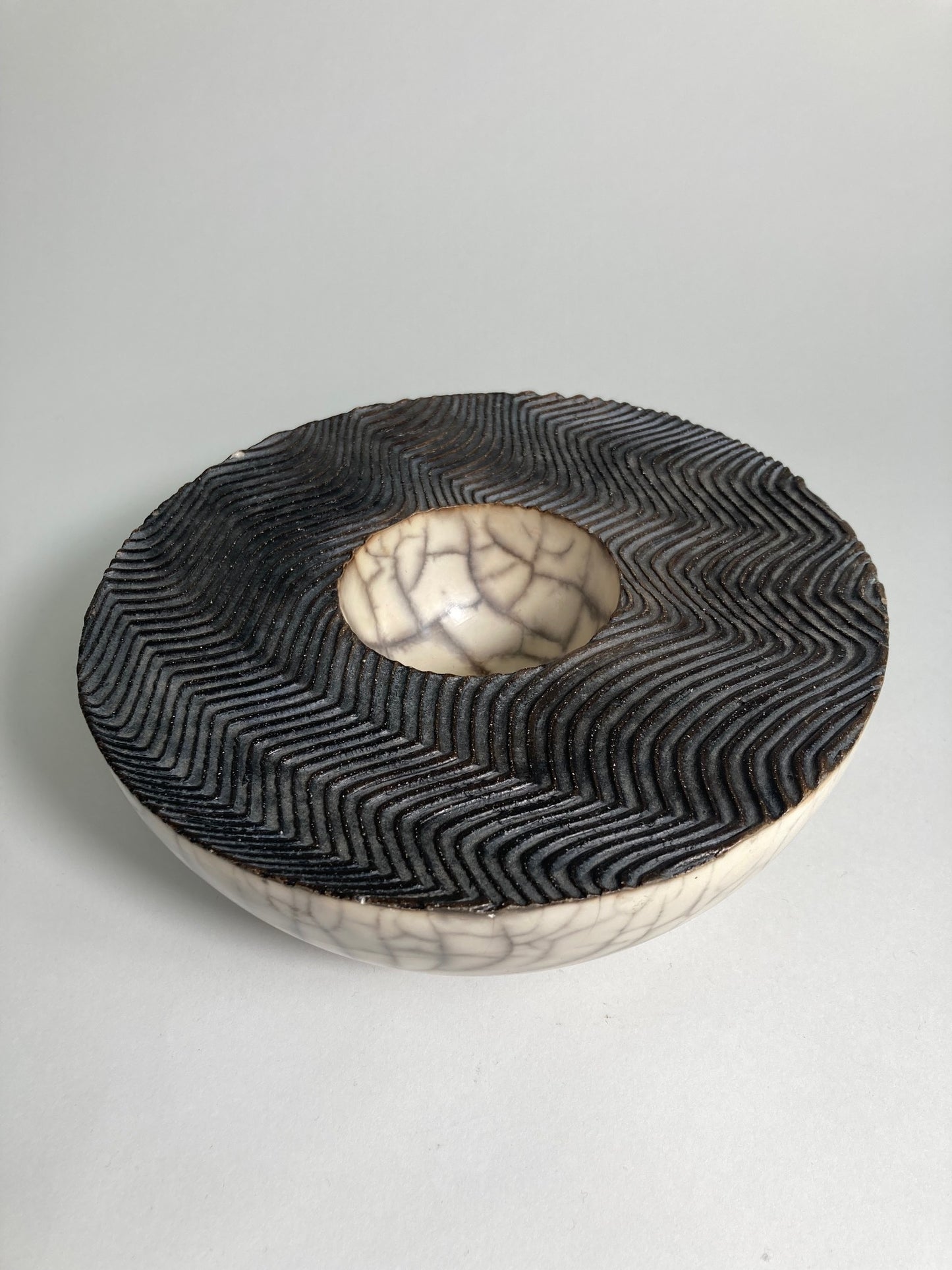 John Nuttgens Raku Fired Bowl