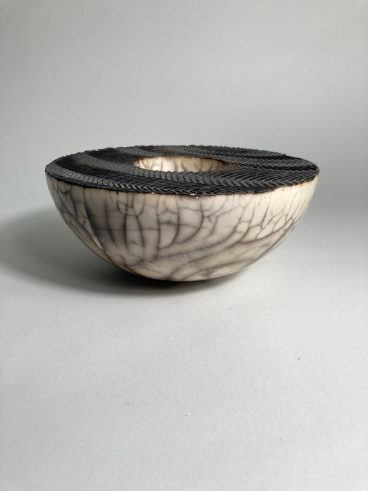 John Nuttgens Raku Fired Bowl