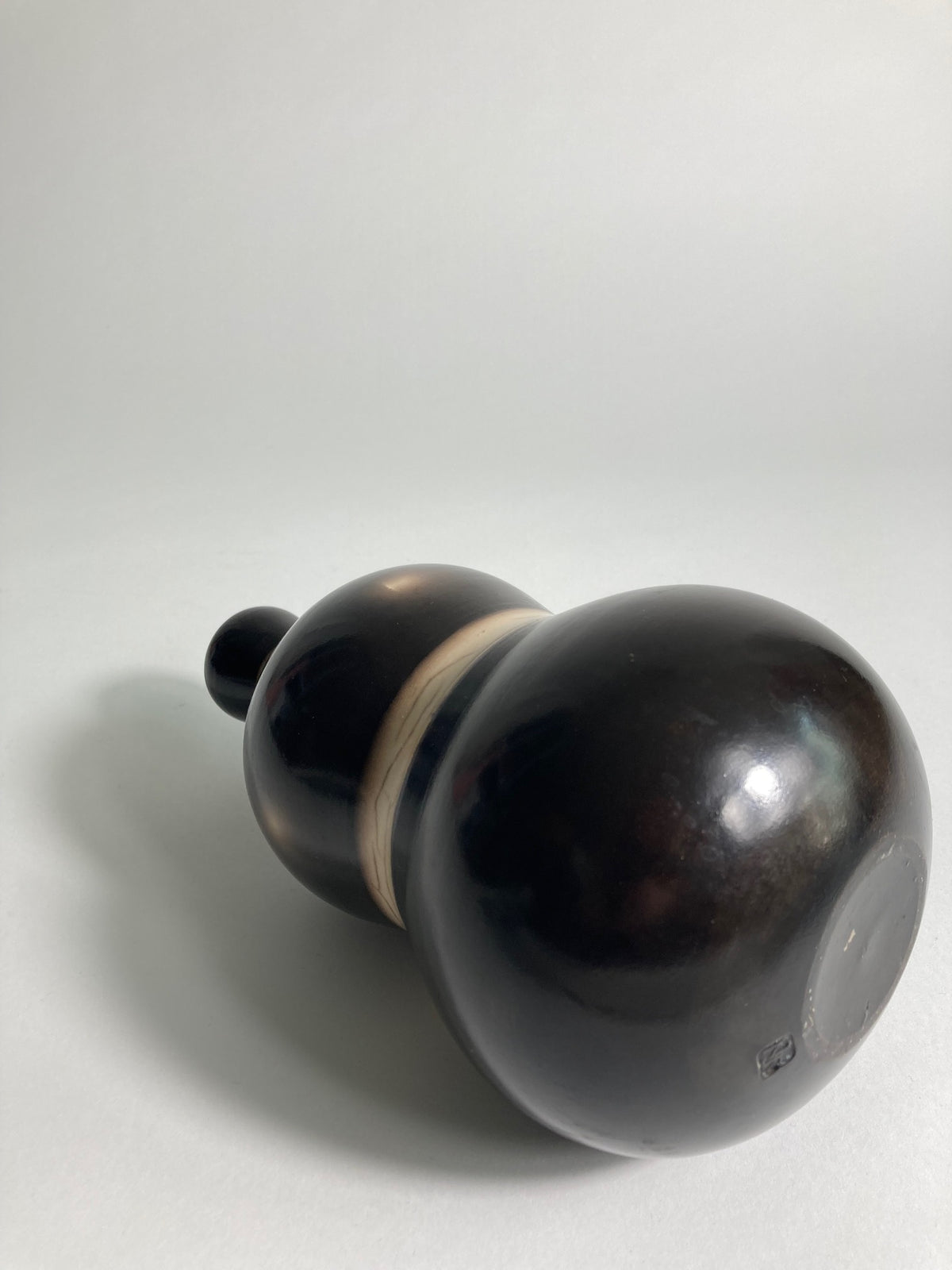 John Nuttgens - Raku fired Double Gourd Vase