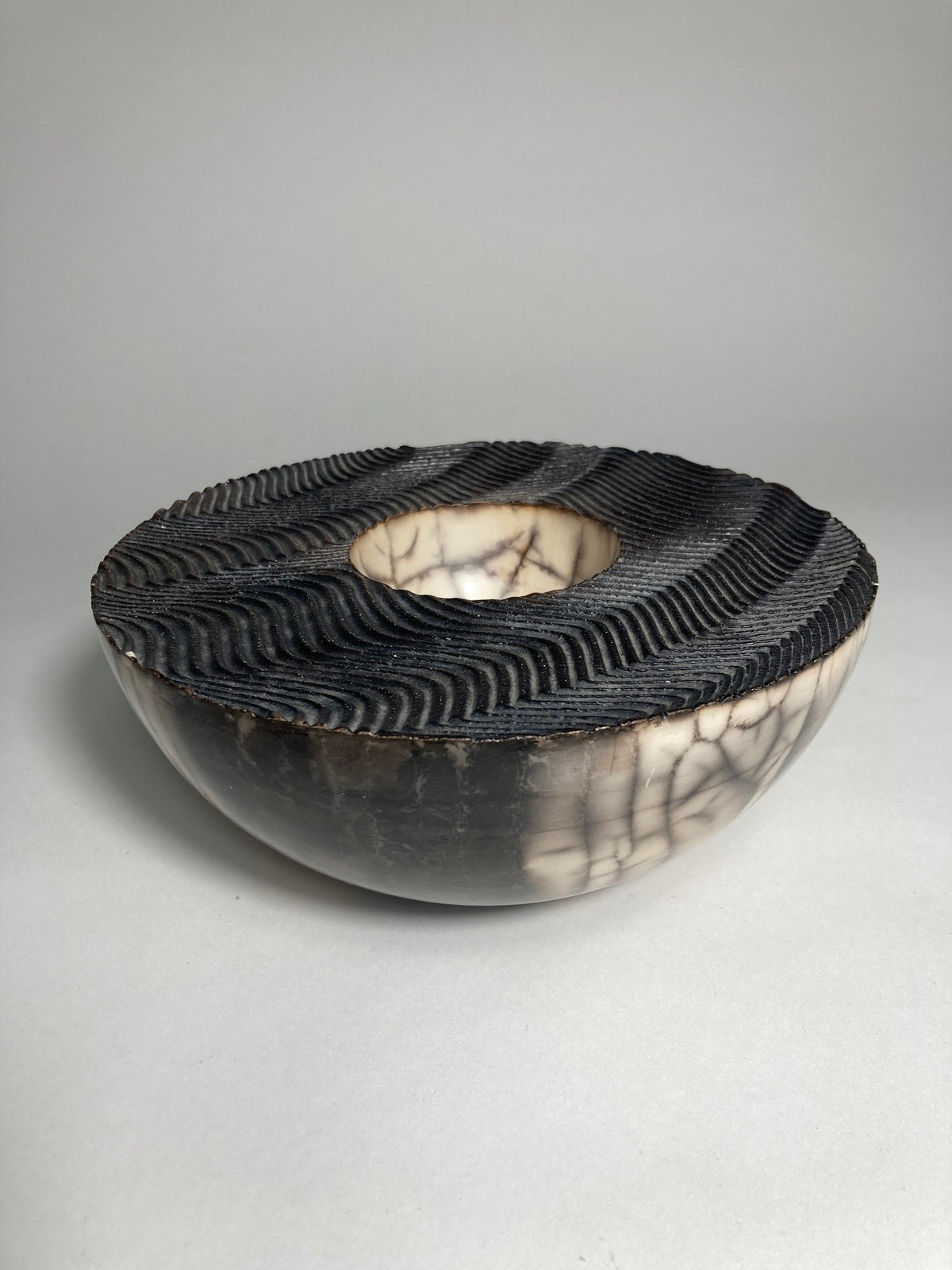 John Nuttgens Raku Fired Bowl