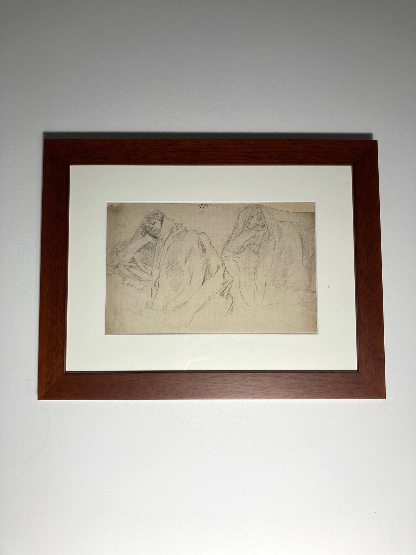 Study of a Reclining Figure. School of Angelica Kaufmann