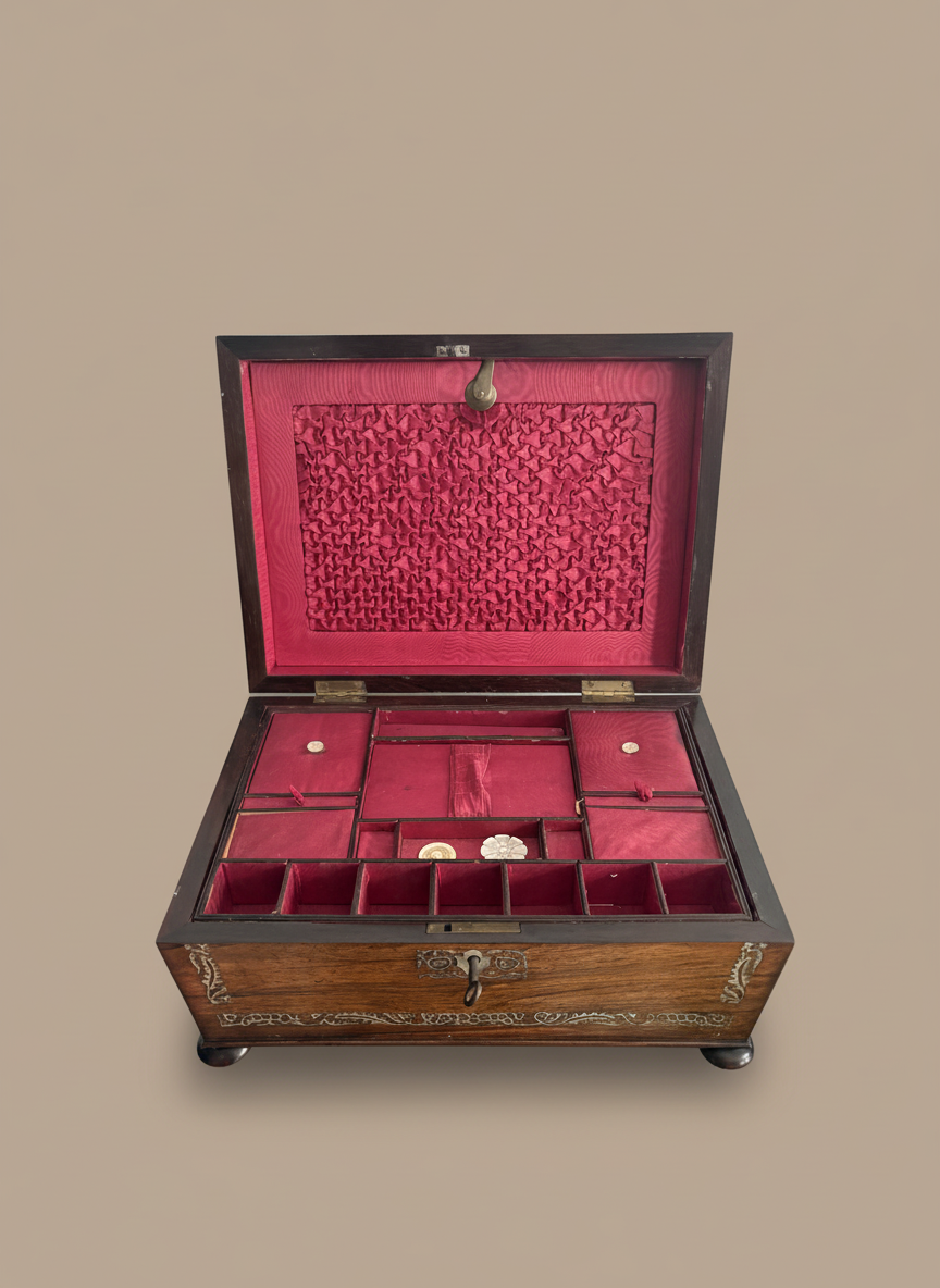 Regency work box /Jewellery Box
