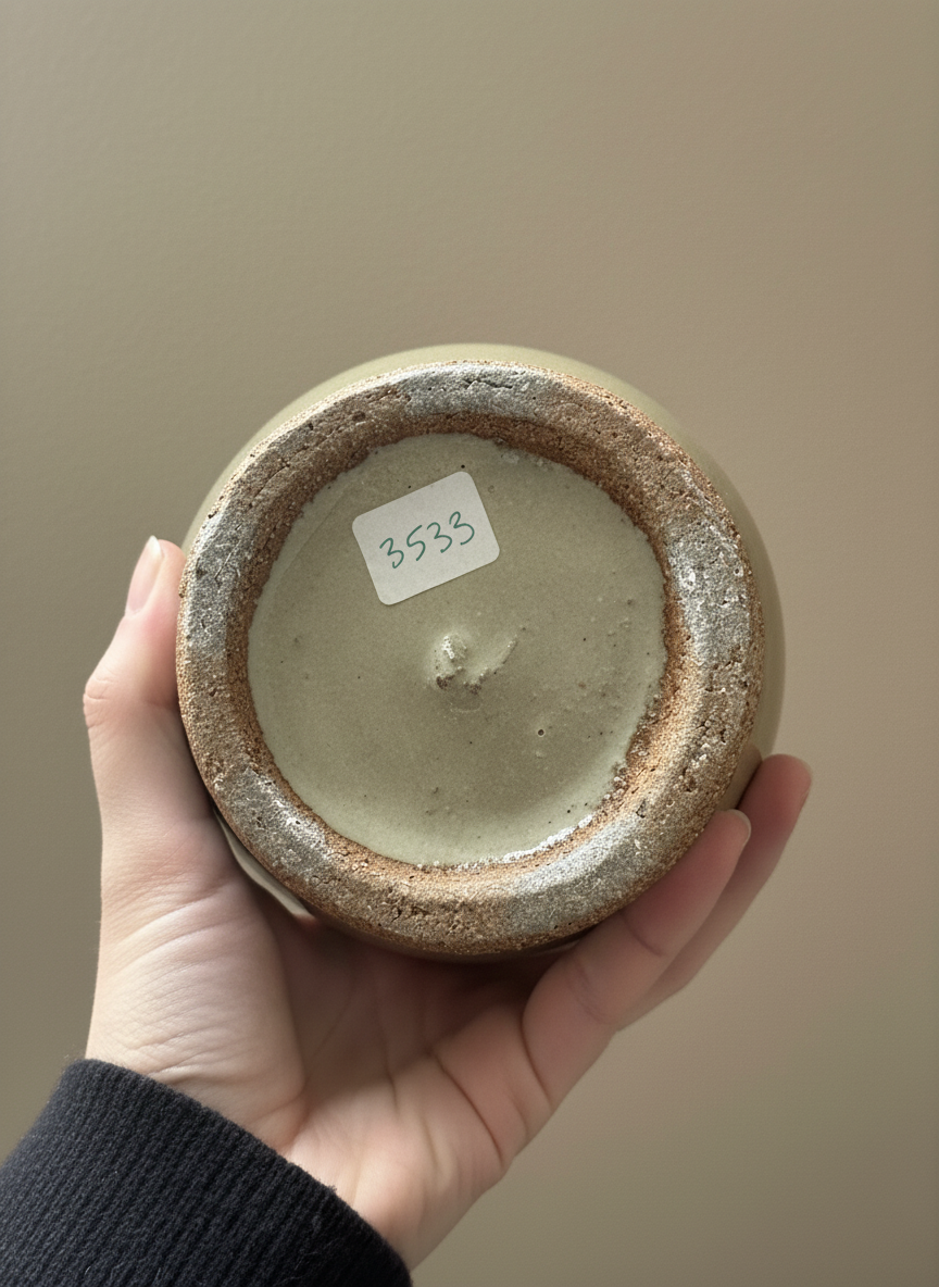 Jim Malone Studio Pottery bottle vase
