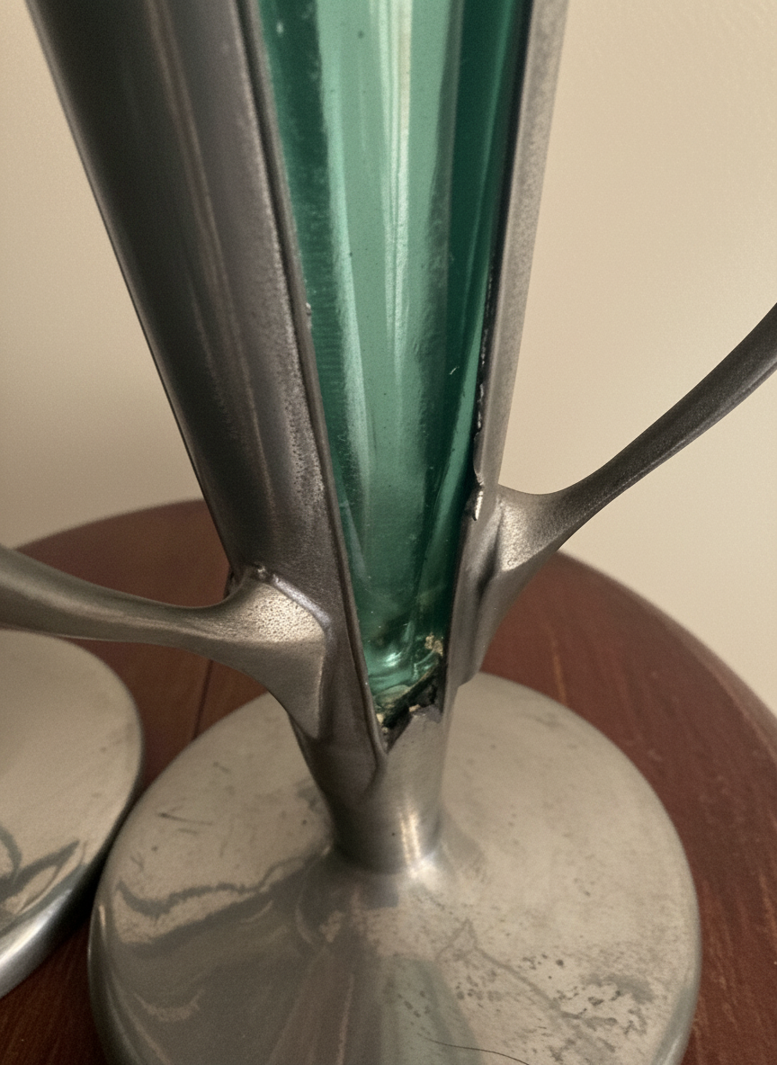 Archibald Knox Art Nouveau Pewter Bud Vase