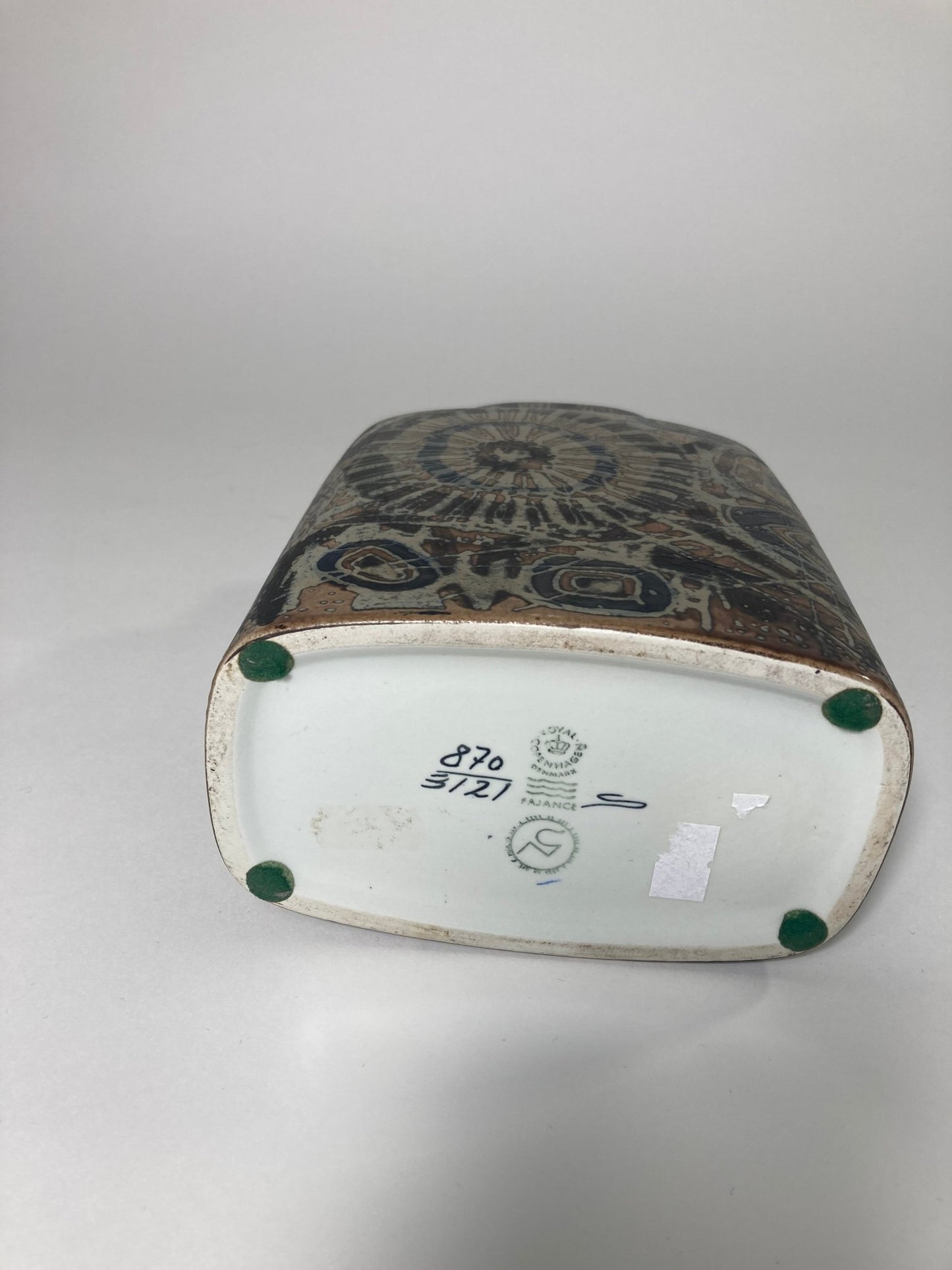 Nils Thorsson for Royal Copenhagen Matching Vase & Plate - MADDEN & MCHUGH