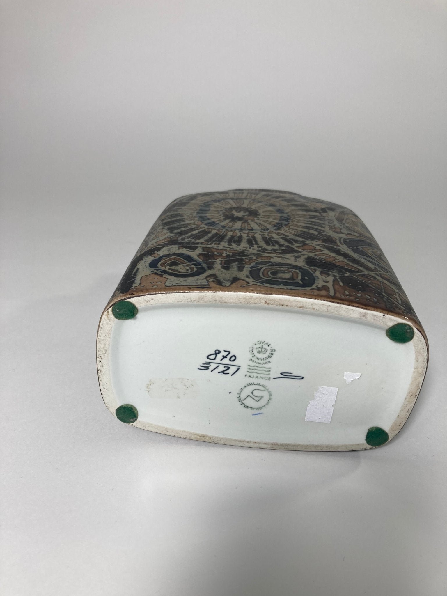 Nils Thorsson for Royal Copenhagen Matching Vase & Plate - MADDEN & MCHUGH