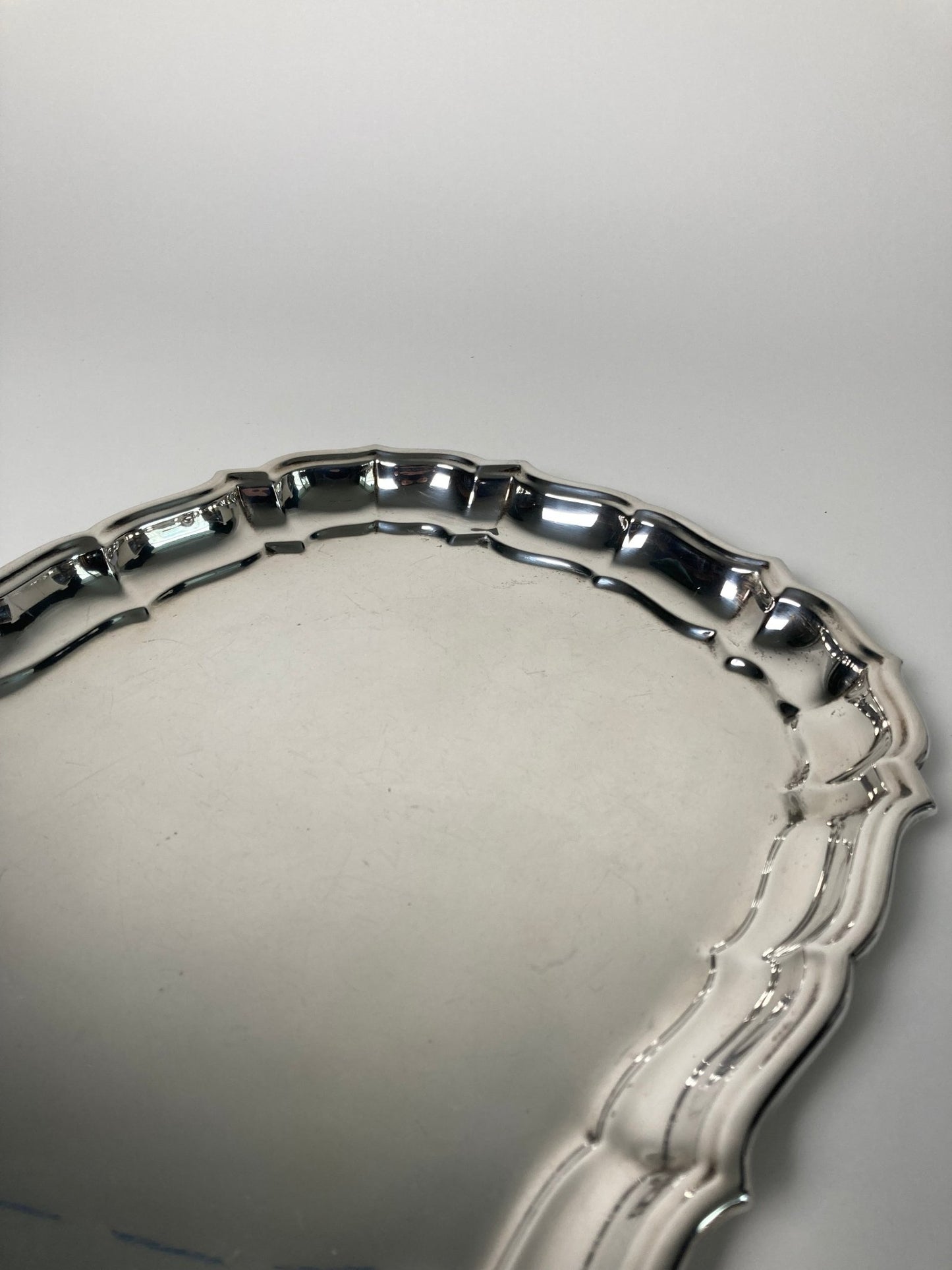 Cartier Chippendale Sterling Silver Tray - Madden & McHugh