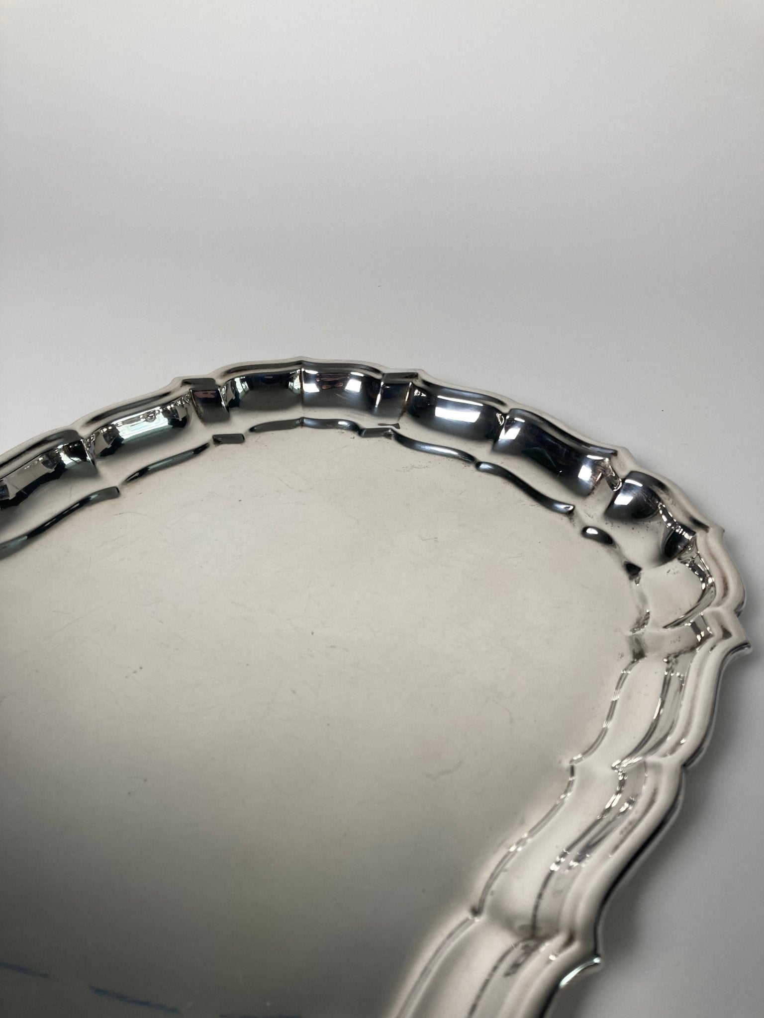Cartier Chippendale Sterling Silver Tray - Madden & McHugh