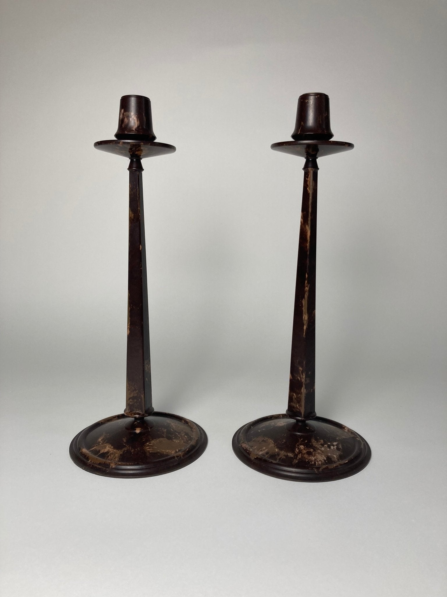 Charles Rennie Mackintosh Bakelite Candle Holders 1920s - Madden & McHugh