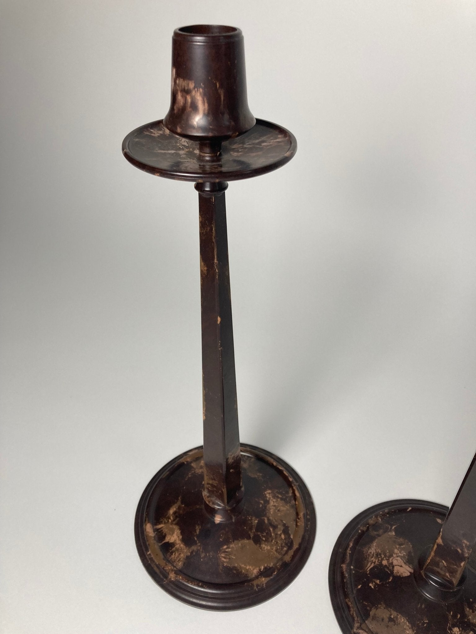 Charles Rennie Mackintosh Bakelite Candle Holders 1920s - Madden & McHugh