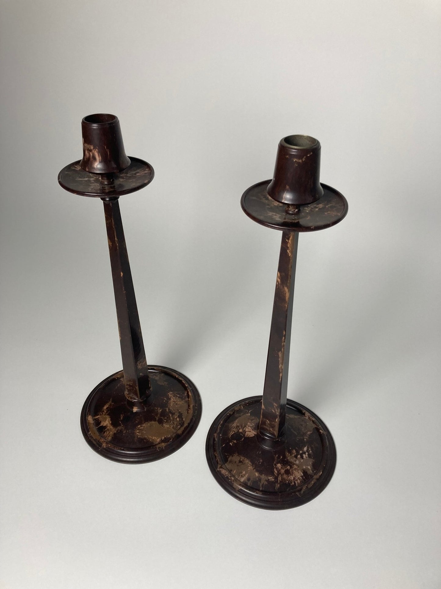 Charles Rennie Mackintosh Bakelite Candle Holders 1920s - Madden & McHugh