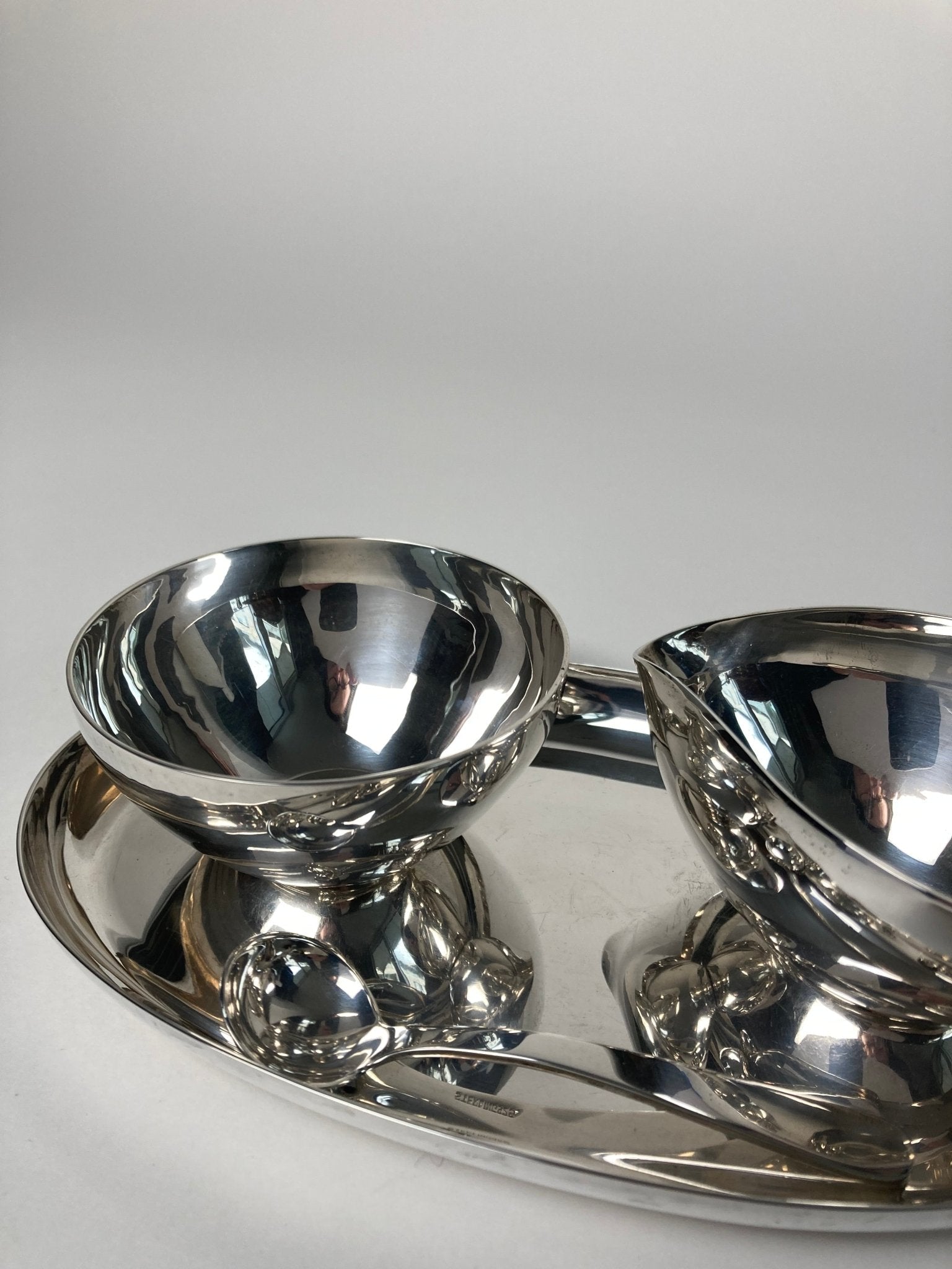 Modernist Sterling Silver Condiment set - Madden & McHugh