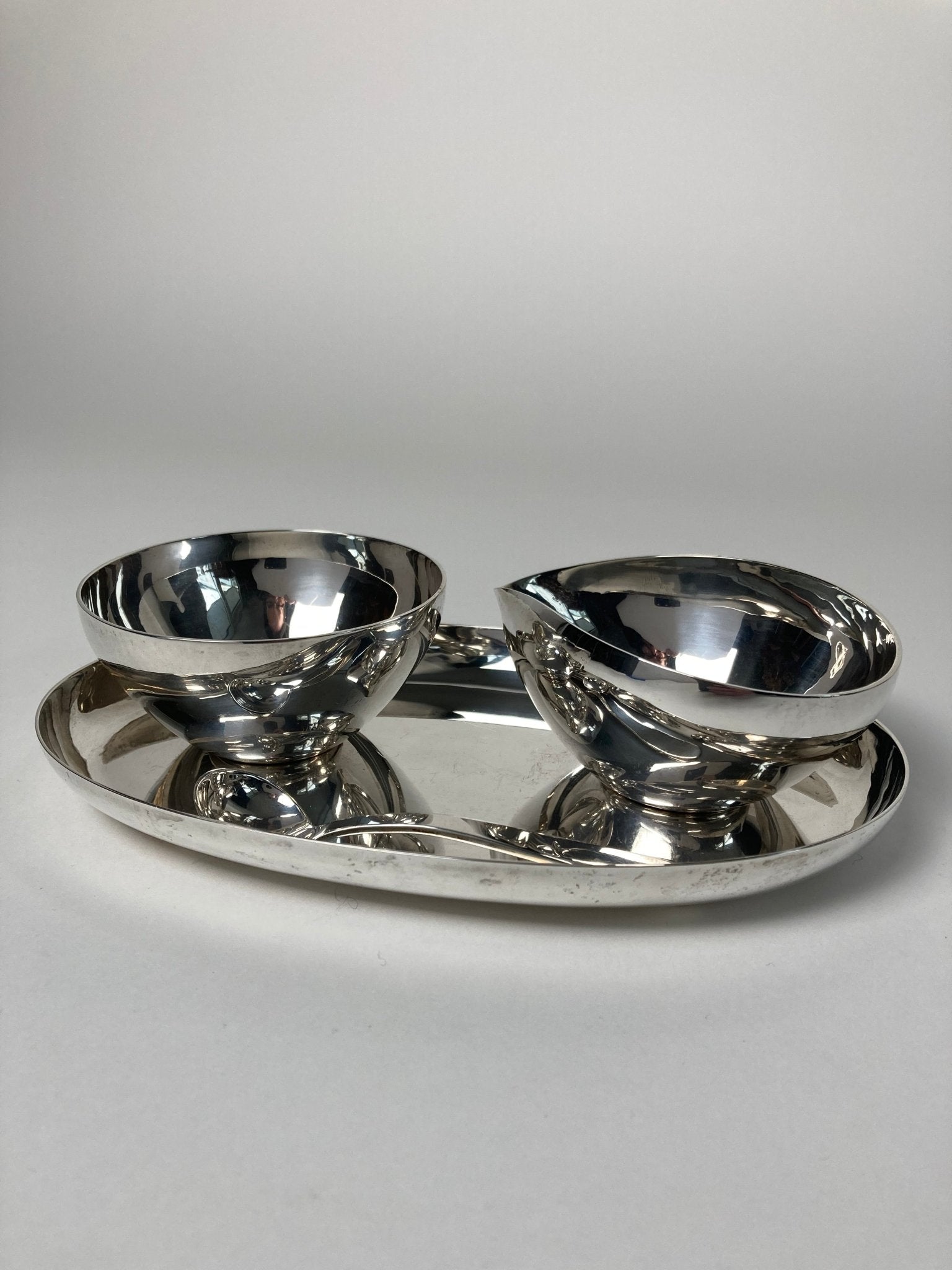 Modernist Sterling Silver Condiment set - Madden & McHugh