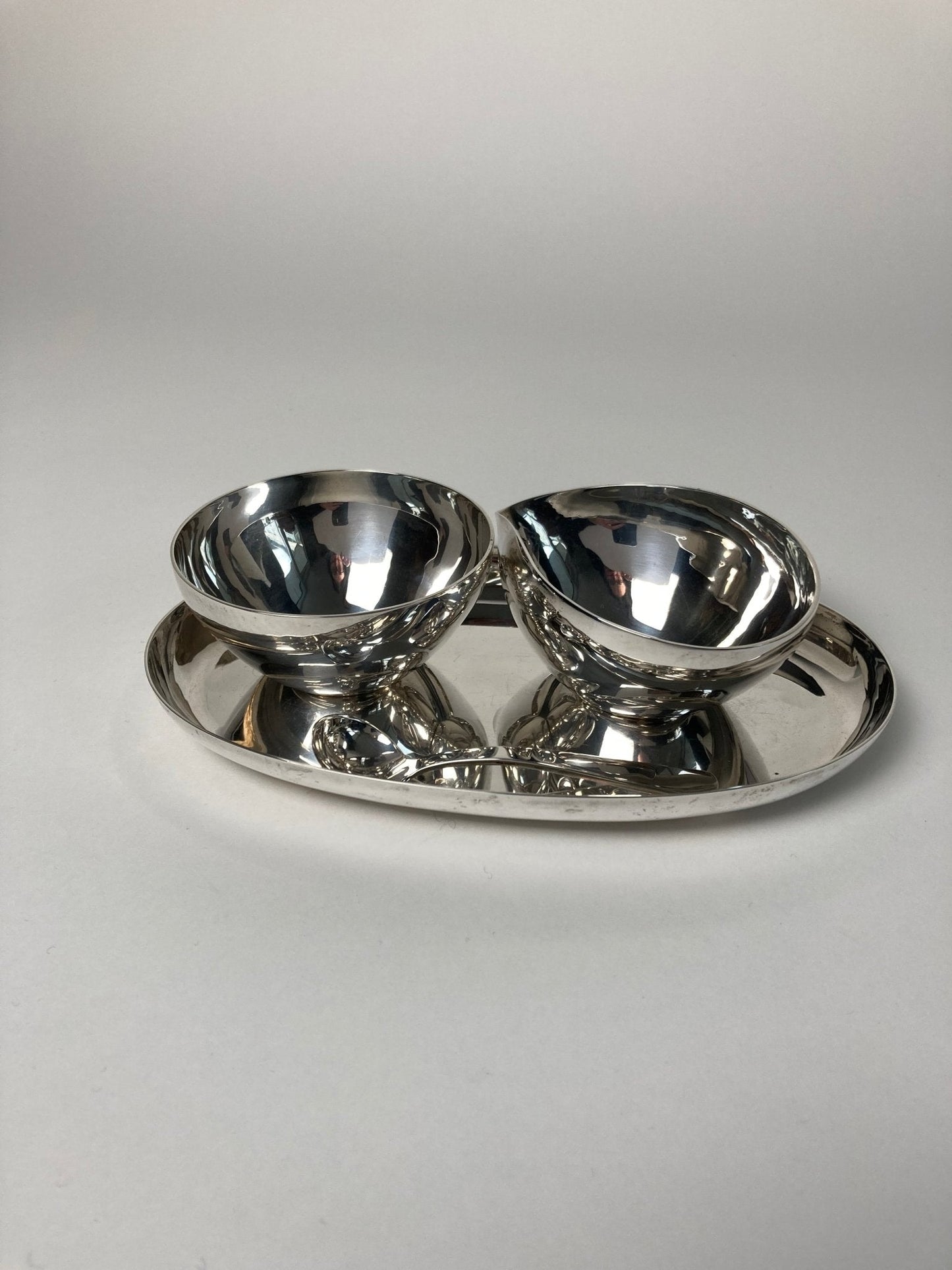 Modernist Sterling Silver Condiment set - Madden & McHugh