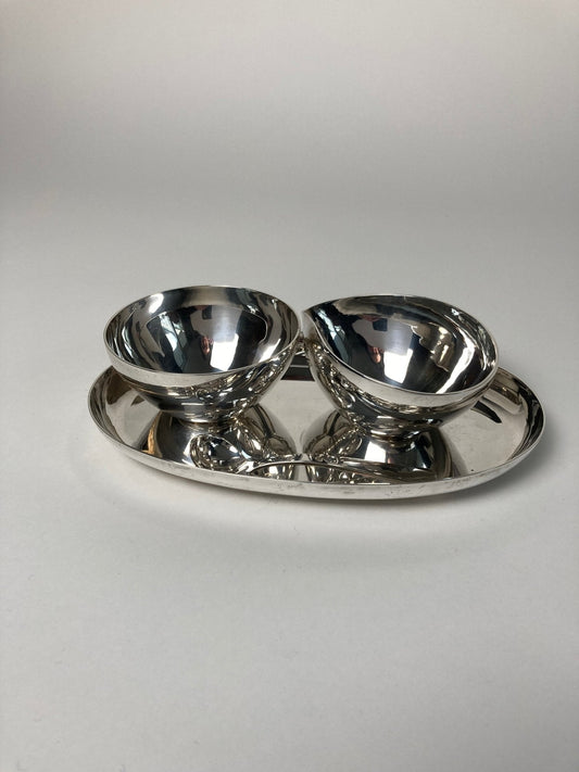 Modernist Sterling Silver Condiment set - Madden & McHugh