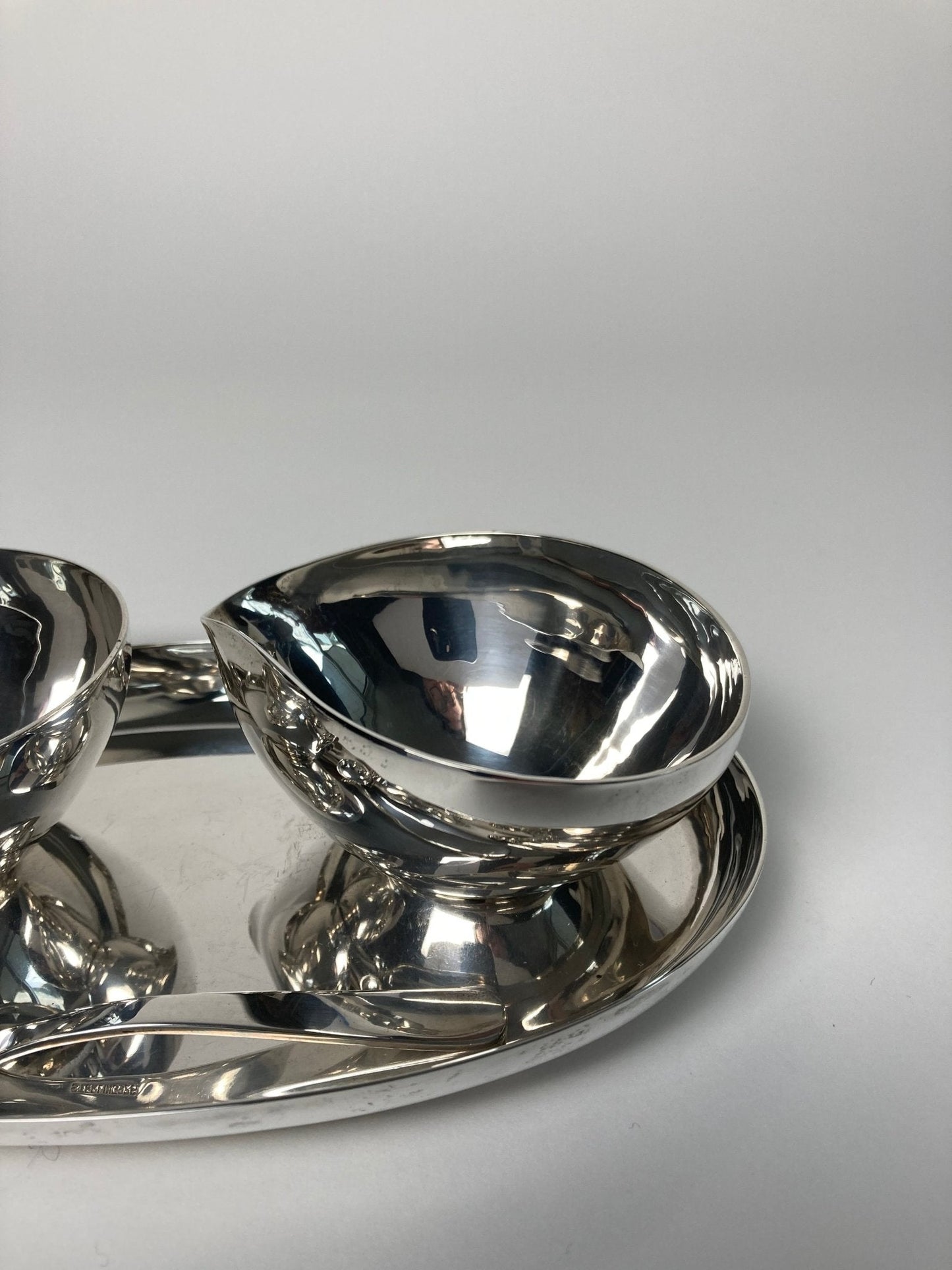 Modernist Sterling Silver Condiment set - Madden & McHugh